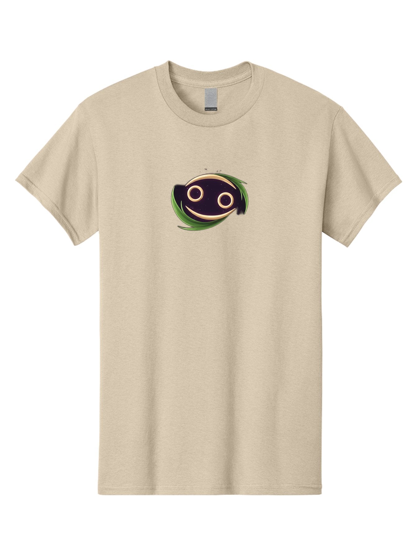 Smiley-Face-Logo Men'S Graphic Tee, 100% Cotton, Comfortable Casual Summer Wear, Machine Washable, Smiling Fish Logo, Cartoon Character Design, Playful Iconography, Simple Graphics, Friendly Face, Cute Illustration, Modern Branding Element, Bae284 15