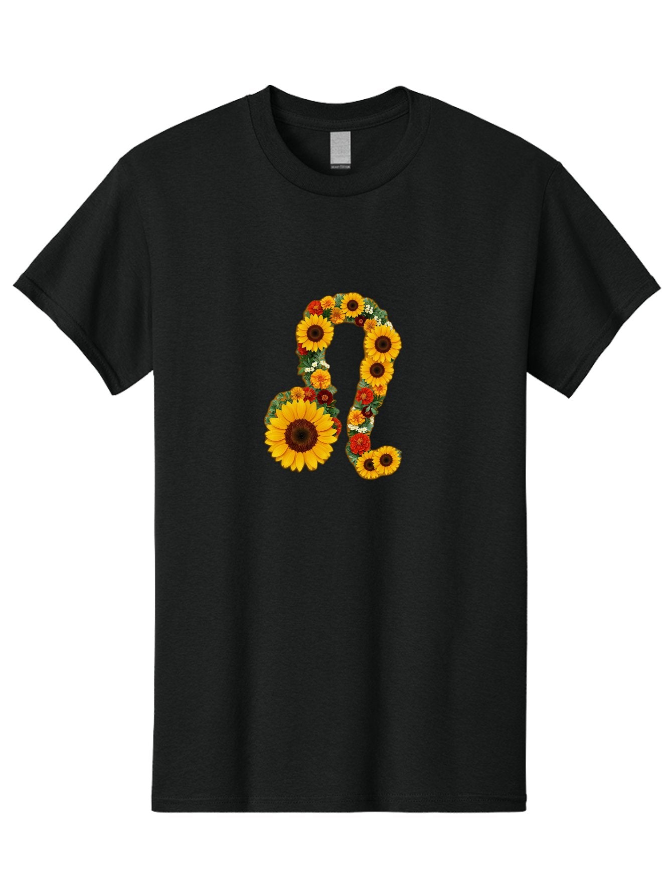 Treble-Clef Men'S Graphic Tee, 100% Cotton, Comfortable Casual Summer Wear, Machine Washable, Sunflowers, Floral Arrangement, Musical Notes, G Clef Symbol, Music Art, Flowers, Creative Typography, Music Lovers, Floral Design, Harmony, Symphony Bae307 7