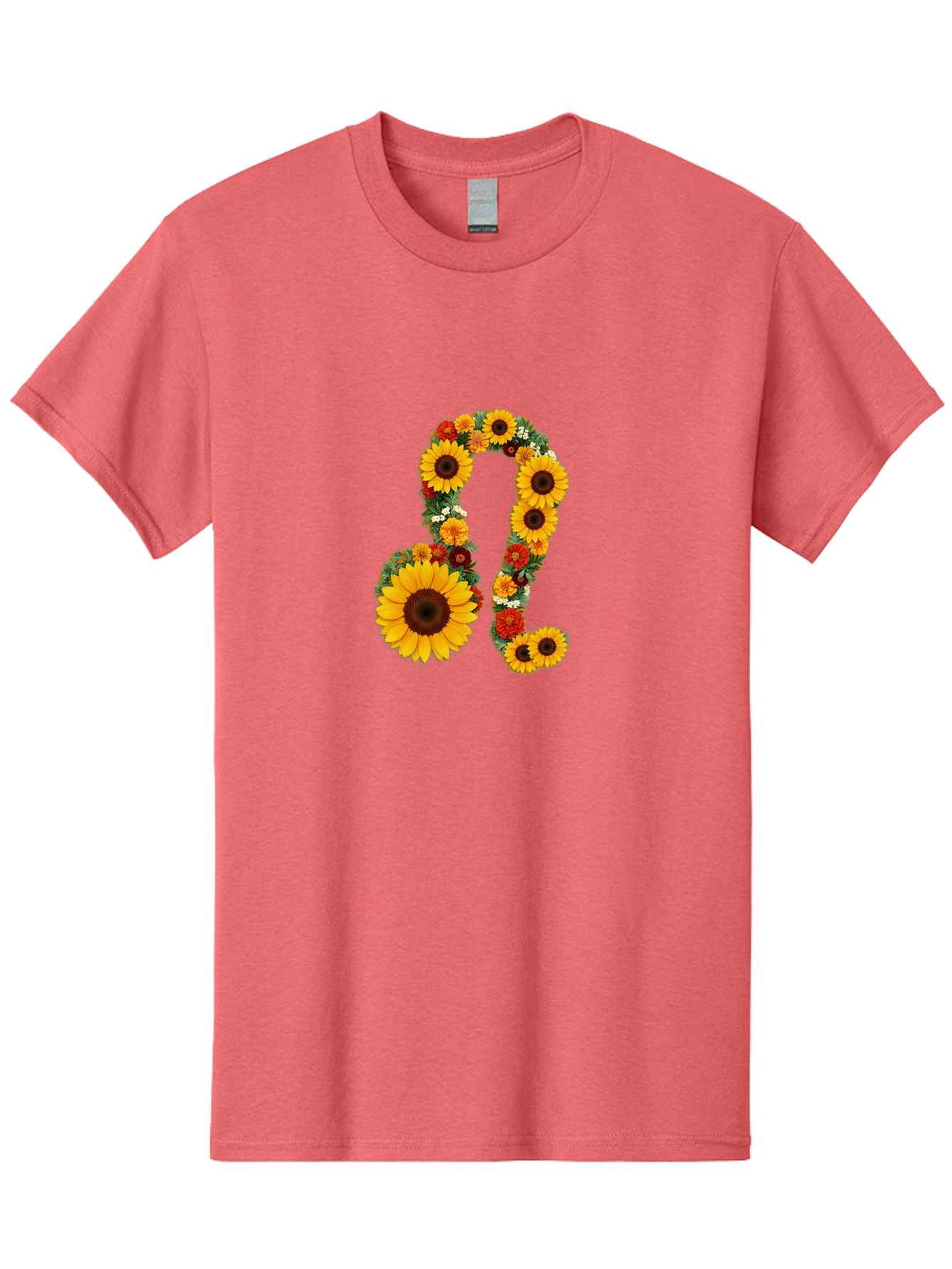Treble-Clef Men'S Graphic Tee, 100% Cotton, Comfortable Casual Summer Wear, Machine Washable, Sunflowers, Floral Arrangement, Musical Notes, G Clef Symbol, Music Art, Flowers, Creative Typography, Music Lovers, Floral Design, Harmony, Symphony Bae307 3