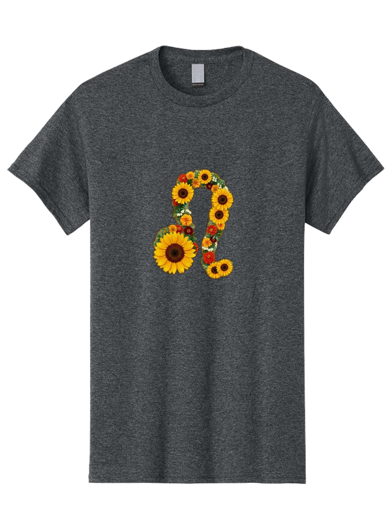 Treble-Clef Men'S Graphic Tee, 100% Cotton, Comfortable Casual Summer Wear, Machine Washable, Sunflowers, Floral Arrangement, Musical Notes, G Clef Symbol, Music Art, Flowers, Creative Typography, Music Lovers, Floral Design, Harmony, Symphony Bae307 10
