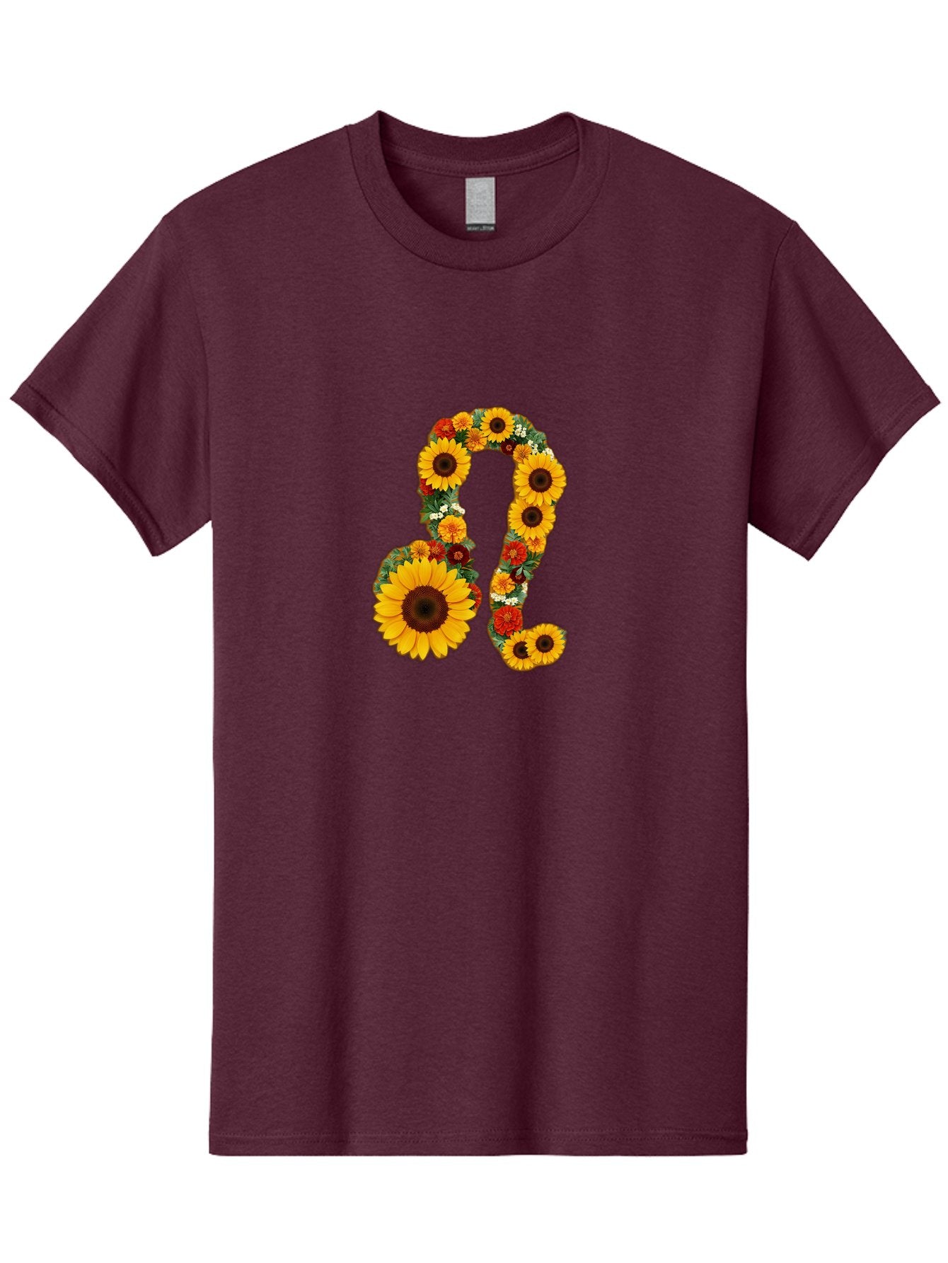 Treble-Clef Men'S Graphic Tee, 100% Cotton, Comfortable Casual Summer Wear, Machine Washable, Sunflowers, Floral Arrangement, Musical Notes, G Clef Symbol, Music Art, Flowers, Creative Typography, Music Lovers, Floral Design, Harmony, Symphony Bae307