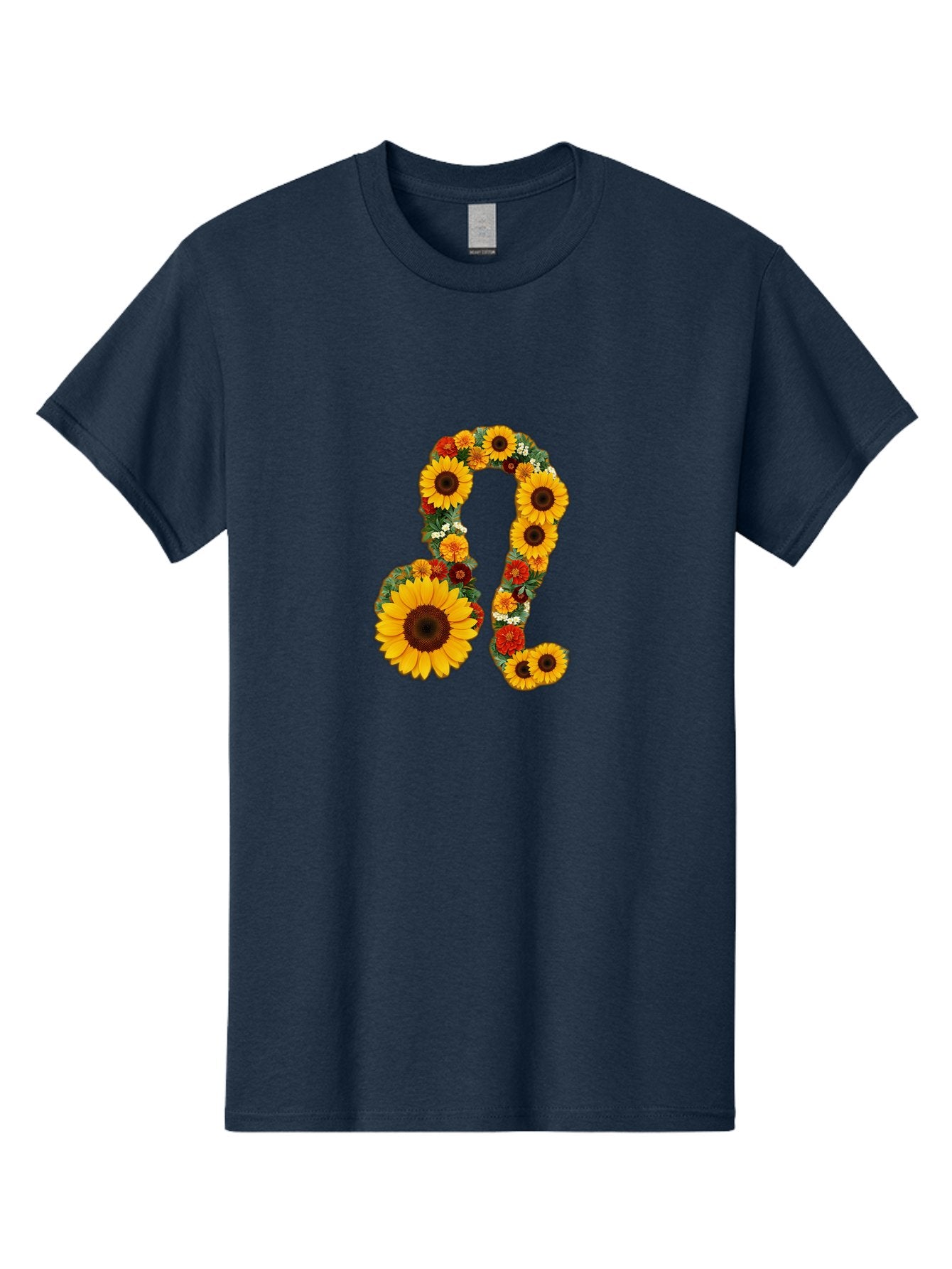 Treble-Clef Men'S Graphic Tee, 100% Cotton, Comfortable Casual Summer Wear, Machine Washable, Sunflowers, Floral Arrangement, Musical Notes, G Clef Symbol, Music Art, Flowers, Creative Typography, Music Lovers, Floral Design, Harmony, Symphony Bae307 9