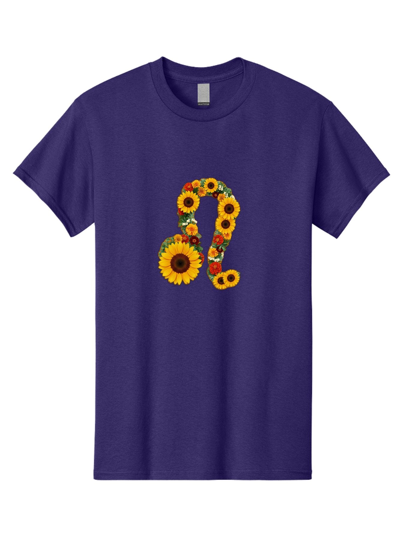 Treble-Clef Men'S Graphic Tee, 100% Cotton, Comfortable Casual Summer Wear, Machine Washable, Sunflowers, Floral Arrangement, Musical Notes, G Clef Symbol, Music Art, Flowers, Creative Typography, Music Lovers, Floral Design, Harmony, Symphony Bae307 4
