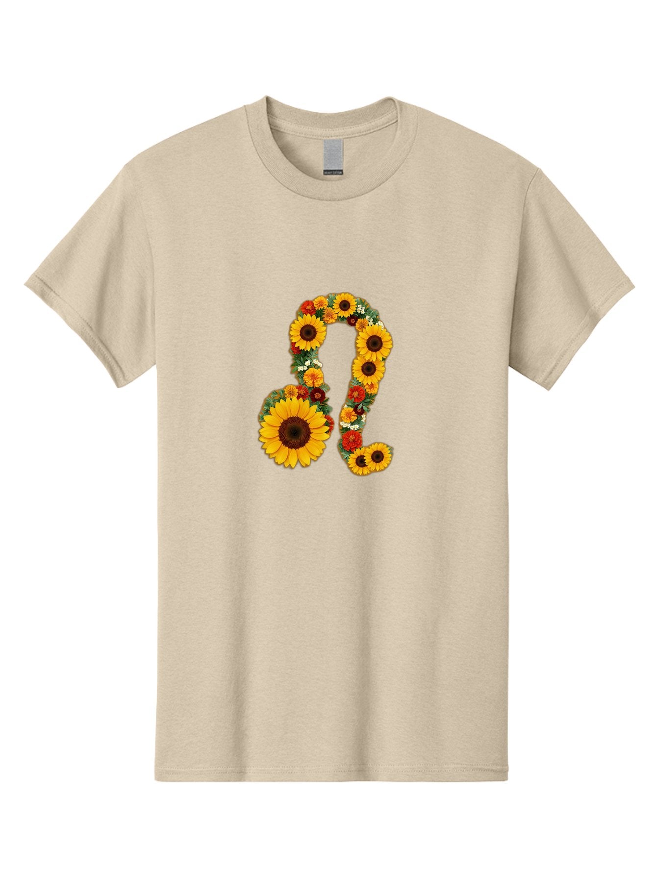 Treble-Clef Men'S Graphic Tee, 100% Cotton, Comfortable Casual Summer Wear, Machine Washable, Sunflowers, Floral Arrangement, Musical Notes, G Clef Symbol, Music Art, Flowers, Creative Typography, Music Lovers, Floral Design, Harmony, Symphony Bae307 3