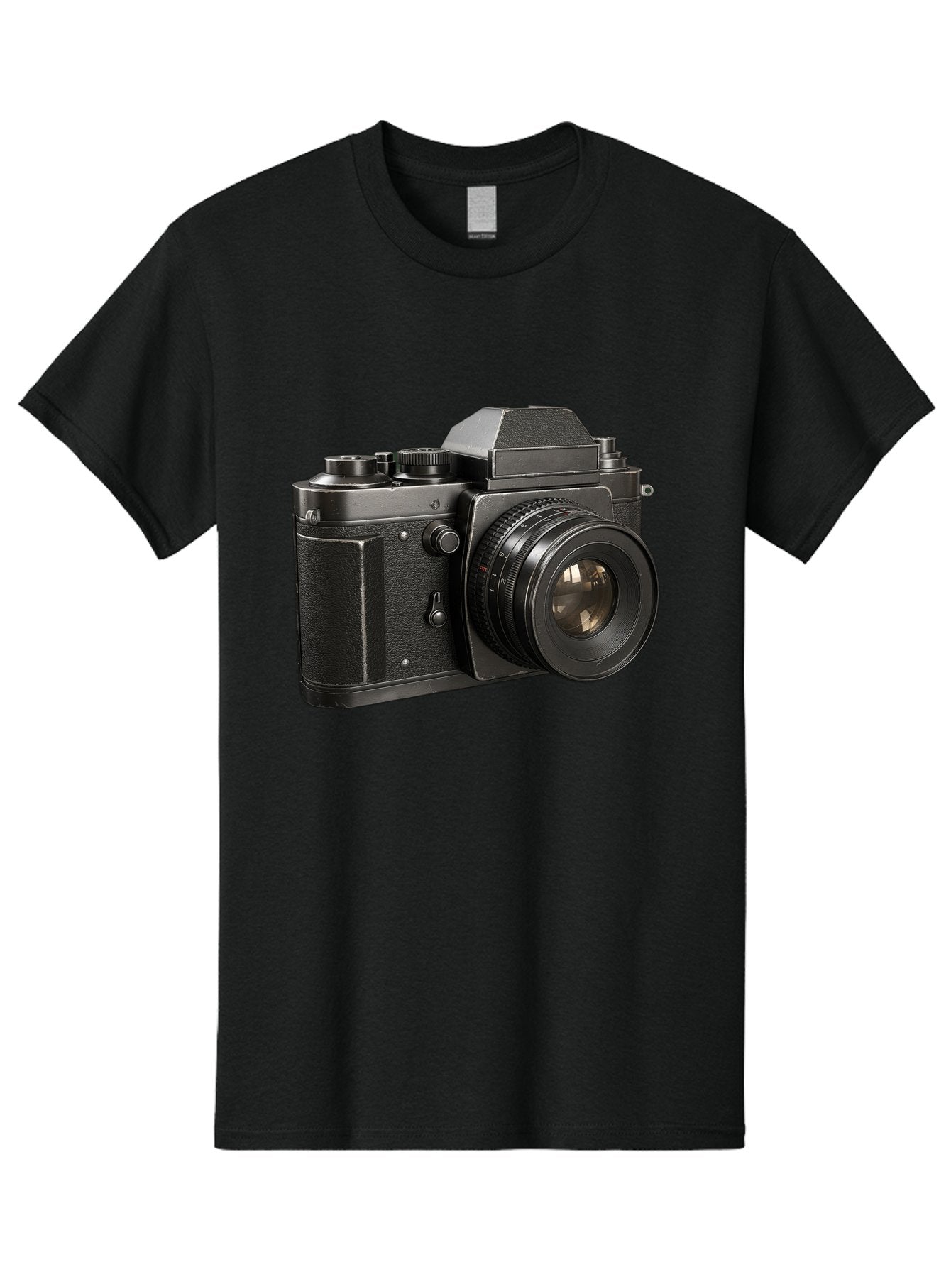 35Mm-Film-Camera Men'S Graphic Tee, 100% Cotton, Comfortable Casual Summer Wear, Machine Washable, Vintage Camera, Retro Photography, Classic Camera Design, Black Camera Body, Camera Lens, Photography Equipment, Analog Camera, Film Camera, Bae346 4