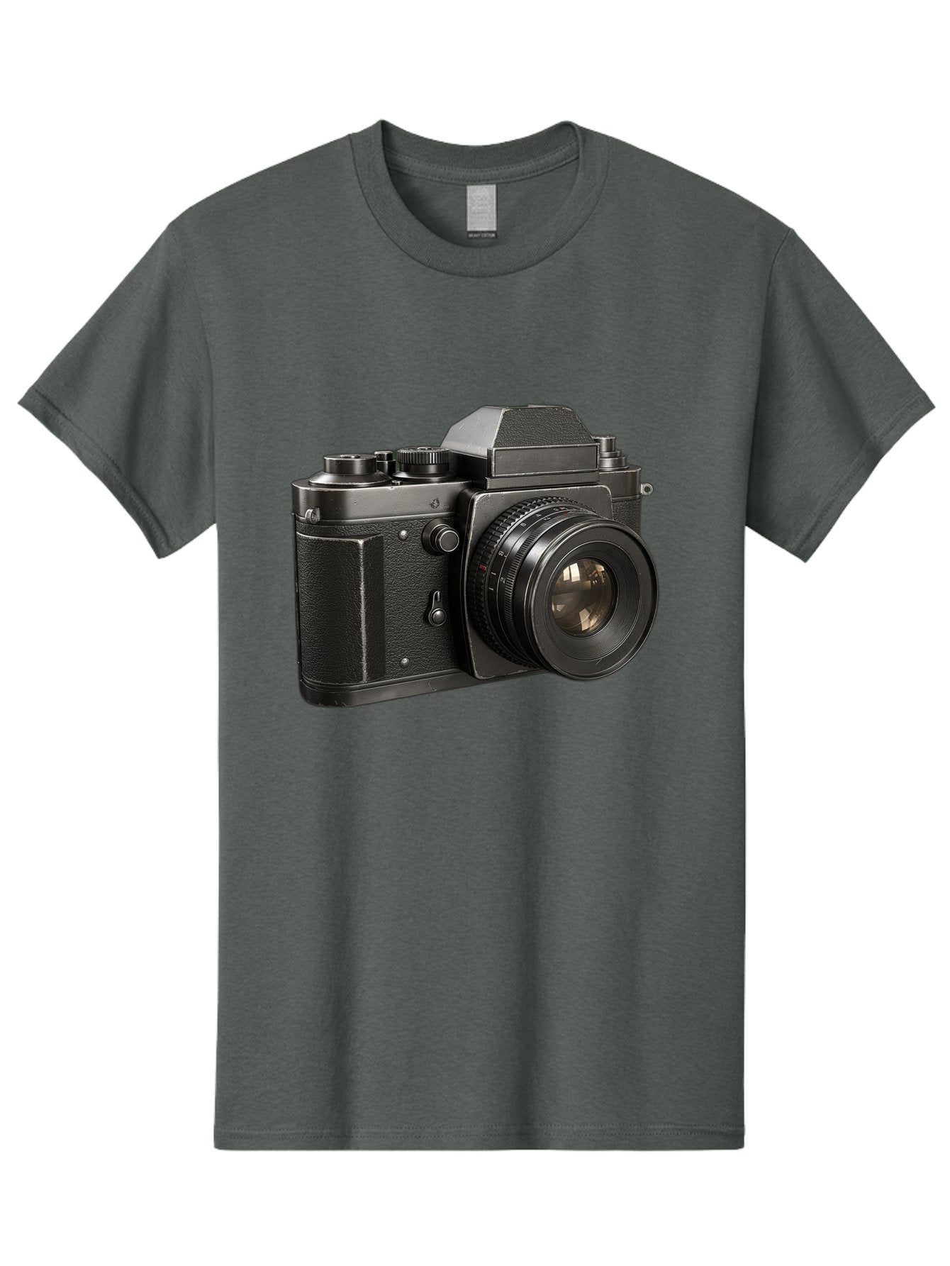 35Mm-Film-Camera Men'S Graphic Tee, 100% Cotton, Comfortable Casual Summer Wear, Machine Washable, Vintage Camera, Retro Photography, Classic Camera Design, Black Camera Body, Camera Lens, Photography Equipment, Analog Camera, Film Camera, Bae346 12