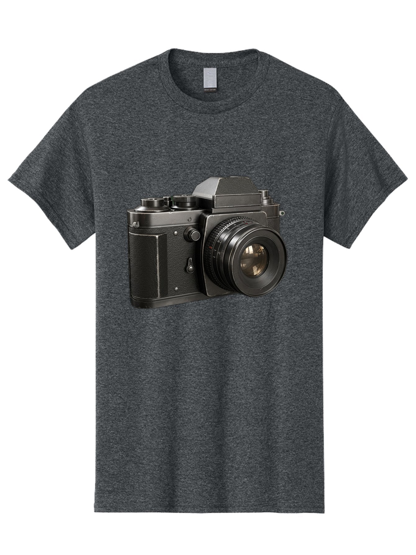 35Mm-Film-Camera Men'S Graphic Tee, 100% Cotton, Comfortable Casual Summer Wear, Machine Washable, Vintage Camera, Retro Photography, Classic Camera Design, Black Camera Body, Camera Lens, Photography Equipment, Analog Camera, Film Camera, Bae346 11