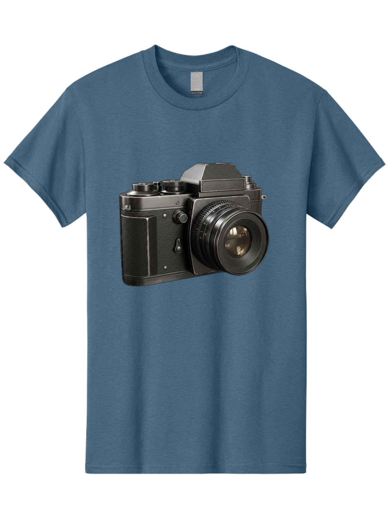 35Mm-Film-Camera Men'S Graphic Tee, 100% Cotton, Comfortable Casual Summer Wear, Machine Washable, Vintage Camera, Retro Photography, Classic Camera Design, Black Camera Body, Camera Lens, Photography Equipment, Analog Camera, Film Camera, Bae346 8