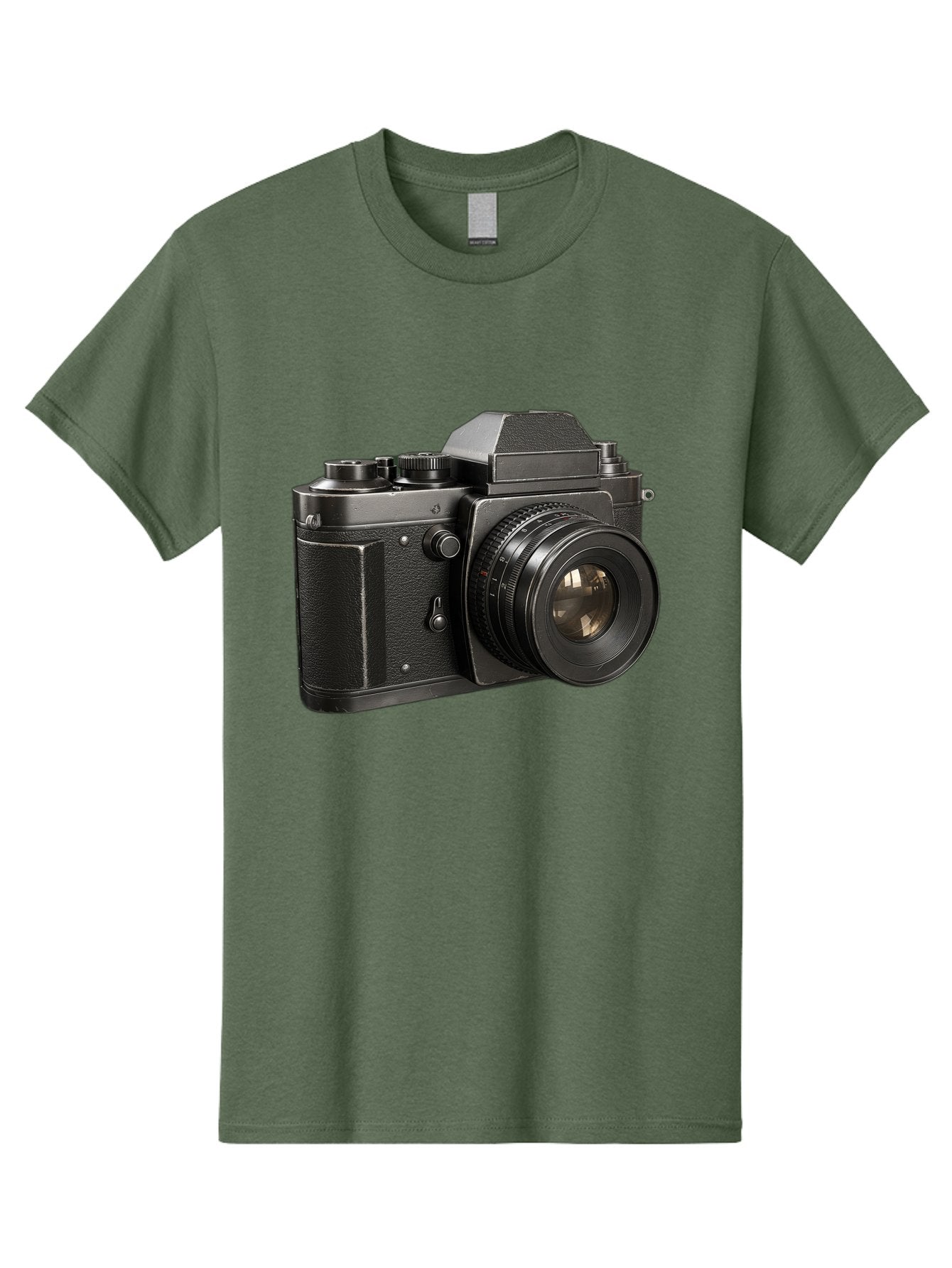 35Mm-Film-Camera Men'S Graphic Tee, 100% Cotton, Comfortable Casual Summer Wear, Machine Washable, Vintage Camera, Retro Photography, Classic Camera Design, Black Camera Body, Camera Lens, Photography Equipment, Analog Camera, Film Camera, Bae346 7