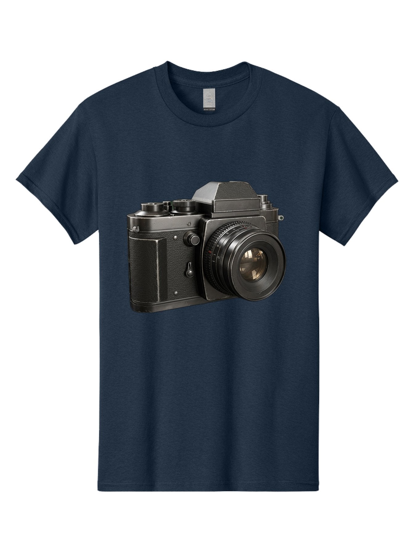 35Mm-Film-Camera Men'S Graphic Tee, 100% Cotton, Comfortable Casual Summer Wear, Machine Washable, Vintage Camera, Retro Photography, Classic Camera Design, Black Camera Body, Camera Lens, Photography Equipment, Analog Camera, Film Camera, Bae346 10