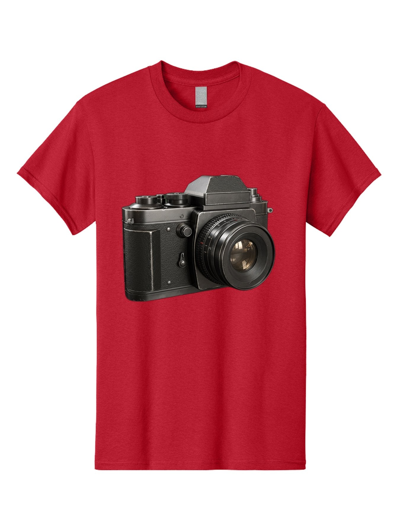 35Mm-Film-Camera Men'S Graphic Tee, 100% Cotton, Comfortable Casual Summer Wear, Machine Washable, Vintage Camera, Retro Photography, Classic Camera Design, Black Camera Body, Camera Lens, Photography Equipment, Analog Camera, Film Camera, Bae346 9