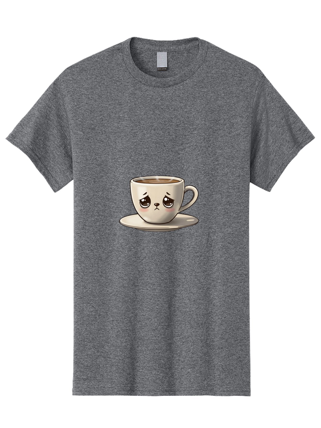 Angry-Coffee-Cup Men'S Graphic Tee, 100% Cotton, Comfortable Casual Summer Wear, Machine Washable, Angry Coffee Cup, Cartoon Character, Coffee Break, Morning Routine, Cafe Culture, Beverage, Caffeine, Humor, Kawaii Bae353 14