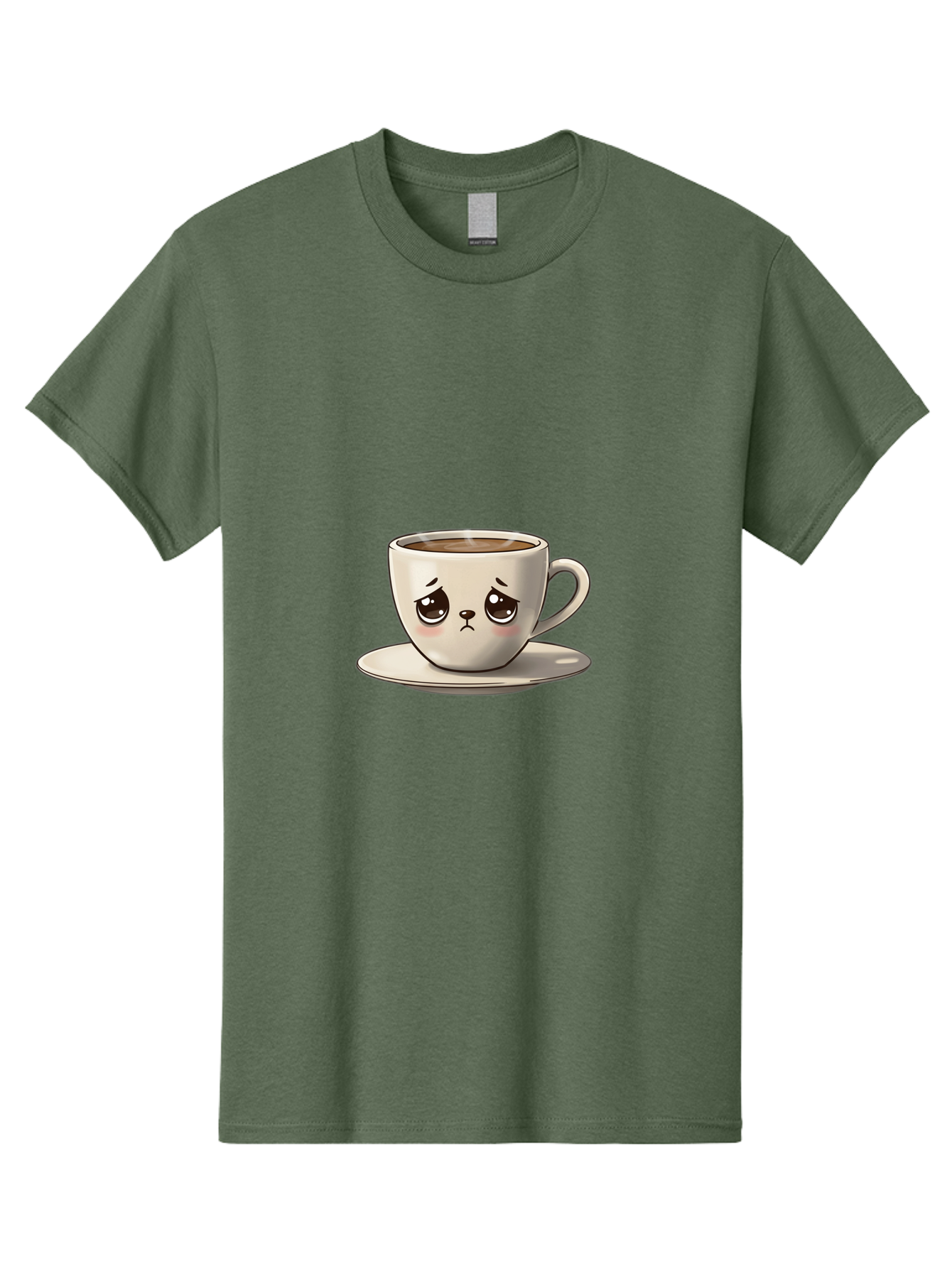 Angry-Coffee-Cup Men'S Graphic Tee, 100% Cotton, Comfortable Casual Summer Wear, Machine Washable, Angry Coffee Cup, Cartoon Character, Coffee Break, Morning Routine, Cafe Culture, Beverage, Caffeine, Humor, Kawaii Bae353 4