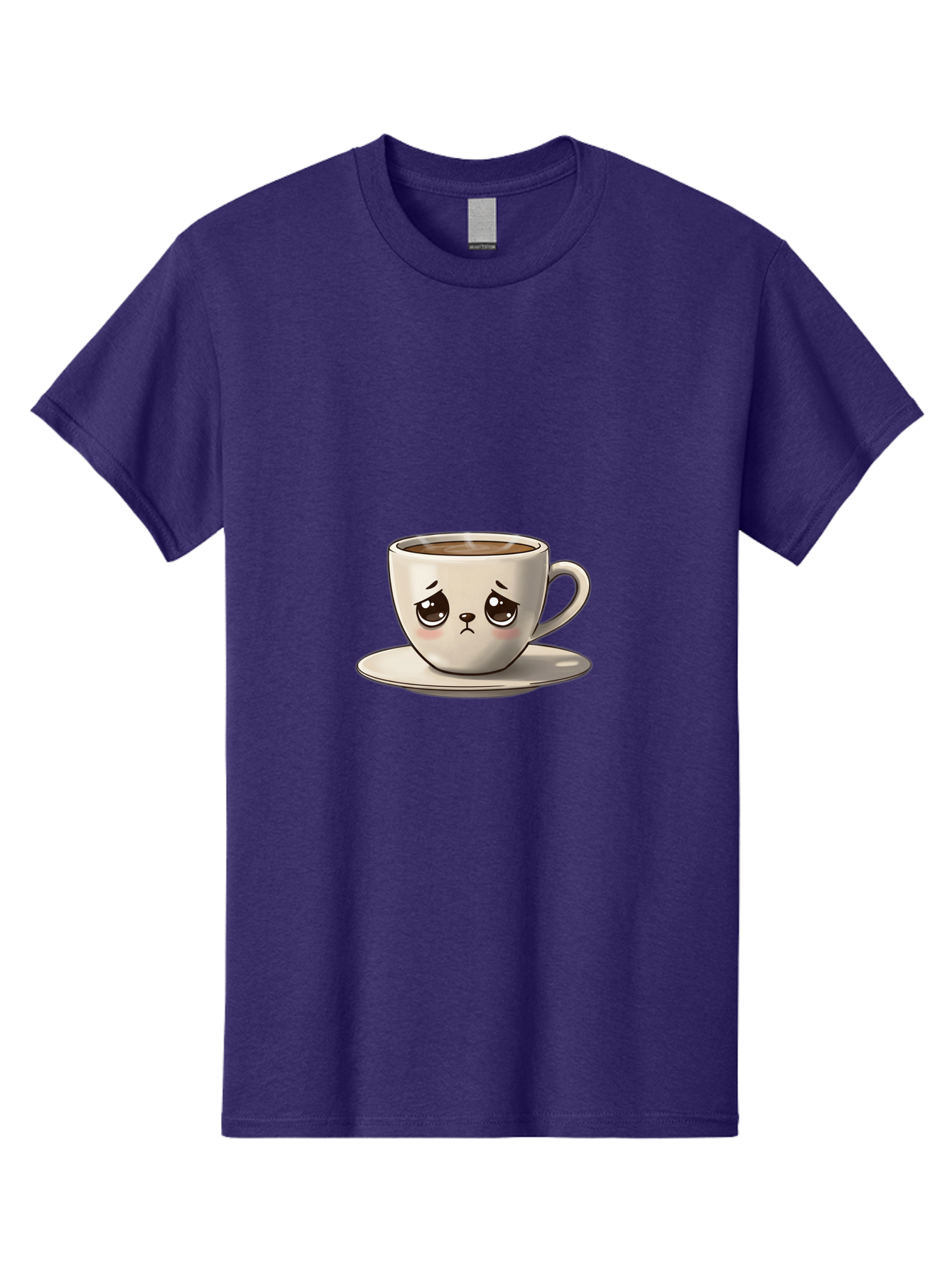 Angry-Coffee-Cup Men'S Graphic Tee, 100% Cotton, Comfortable Casual Summer Wear, Machine Washable, Angry Coffee Cup, Cartoon Character, Coffee Break, Morning Routine, Cafe Culture, Beverage, Caffeine, Humor, Kawaii Bae353 3
