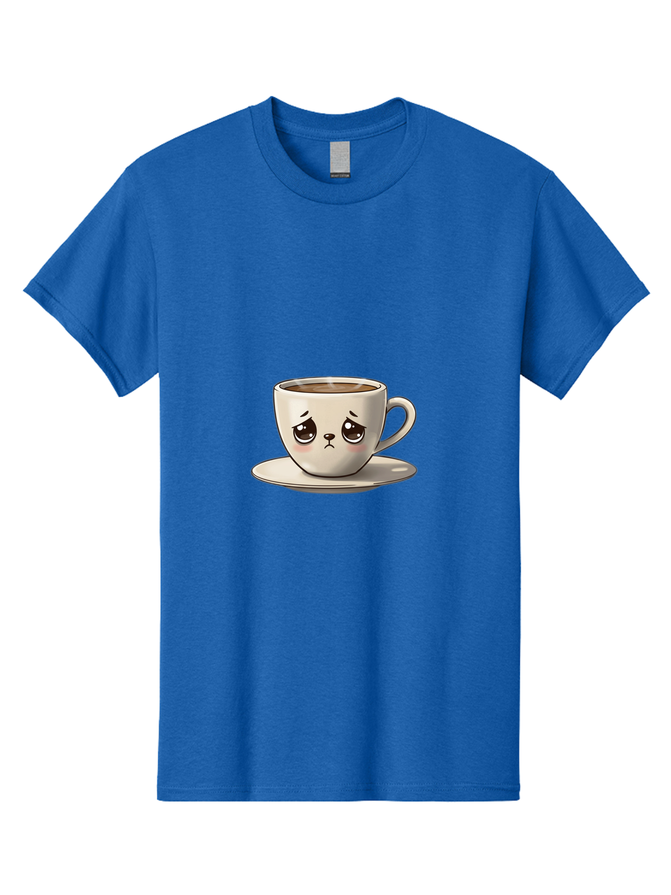 Angry-Coffee-Cup Men'S Graphic Tee, 100% Cotton, Comfortable Casual Summer Wear, Machine Washable, Angry Coffee Cup, Cartoon Character, Coffee Break, Morning Routine, Cafe Culture, Beverage, Caffeine, Humor, Kawaii Bae353 11