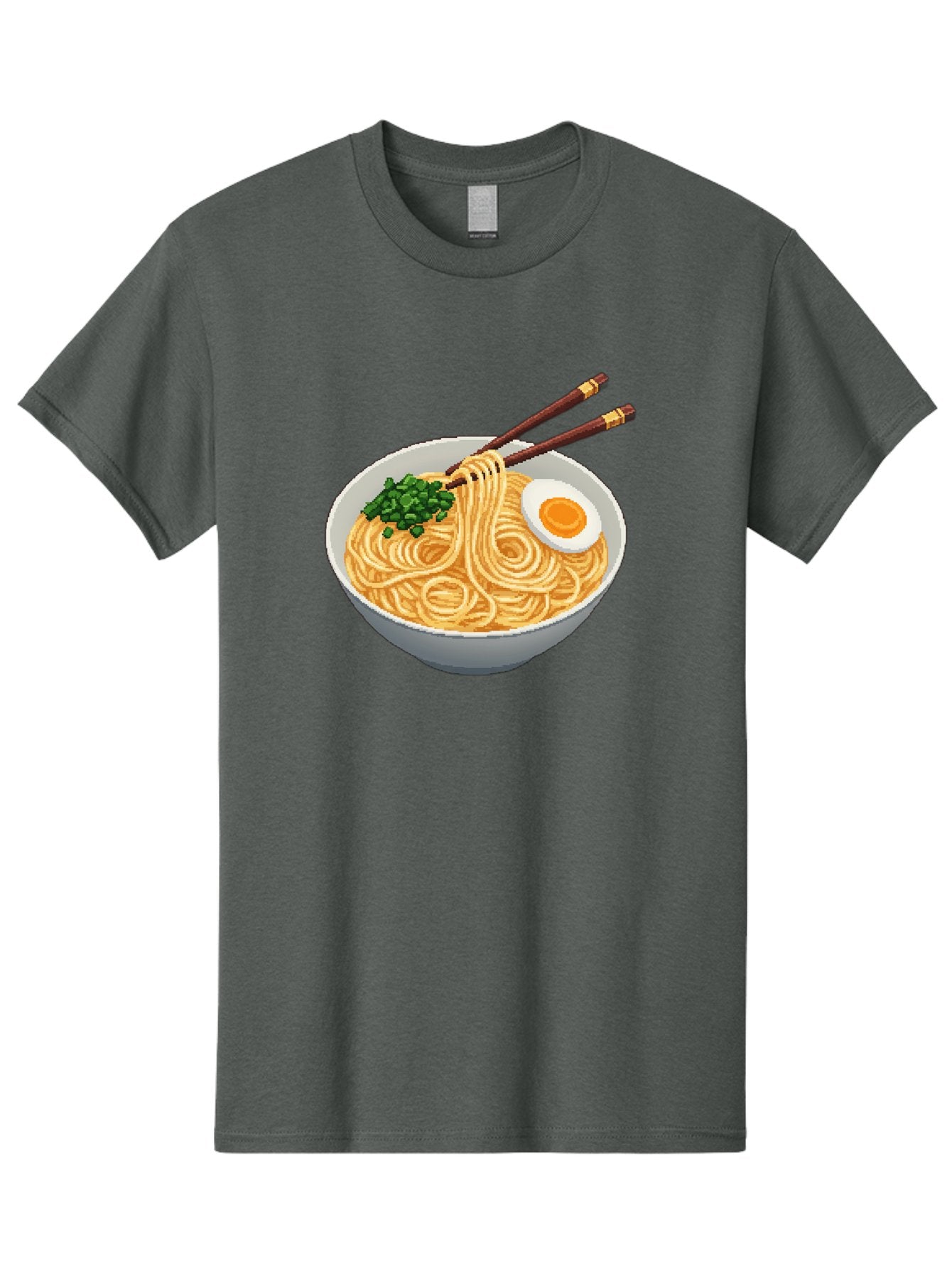 Bowl-Of-Ramen-1 Men'S Graphic Tee, 100% Cotton, Comfortable Casual Summer Wear, Machine Washable, Steaming Bowl Of Ramen, Noodles, Boiled Egg, Green Onions, Chopsticks, Japanese Cuisine, Comfort Food, Savory Dish, Noodle Soup Bae361 11