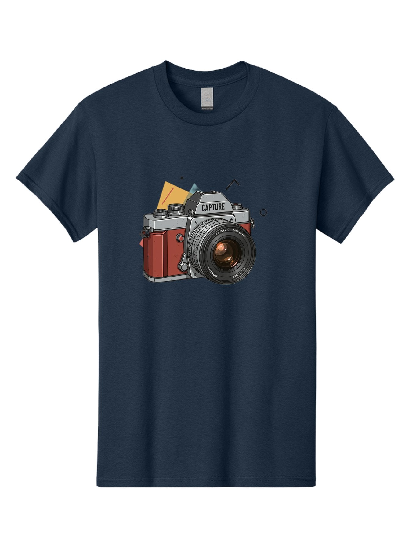 Capture-Camera Men'S Graphic Tee, 100% Cotton, Comfortable Casual Summer Wear, Machine Washable, Vintage Camera, Capture Moment, Photography Equipment, Capture The Moment, Dslr Camera, Camera Lens, Photography Accessories, Retro Camera Design, Bae384 10