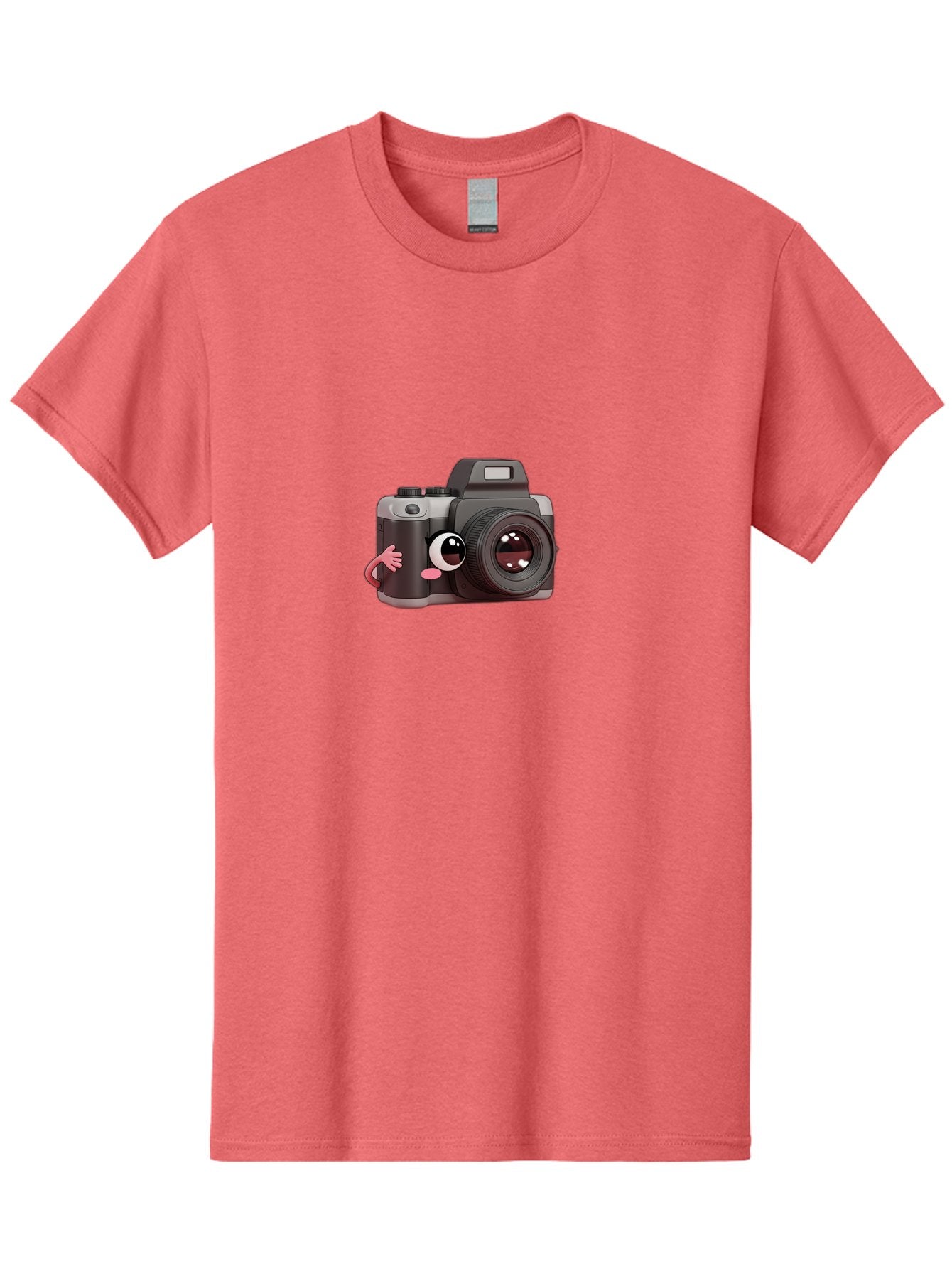 Cartoon-Camera Men'S Graphic Tee, 100% Cotton, Comfortable Casual Summer Wear, Machine Washable, Cartoon Camera, Digital Photography, Camera Character, Photography Equipment, Cute Camera, Camera Illustration, Camera Graphics, Photography Icon Bae387 14