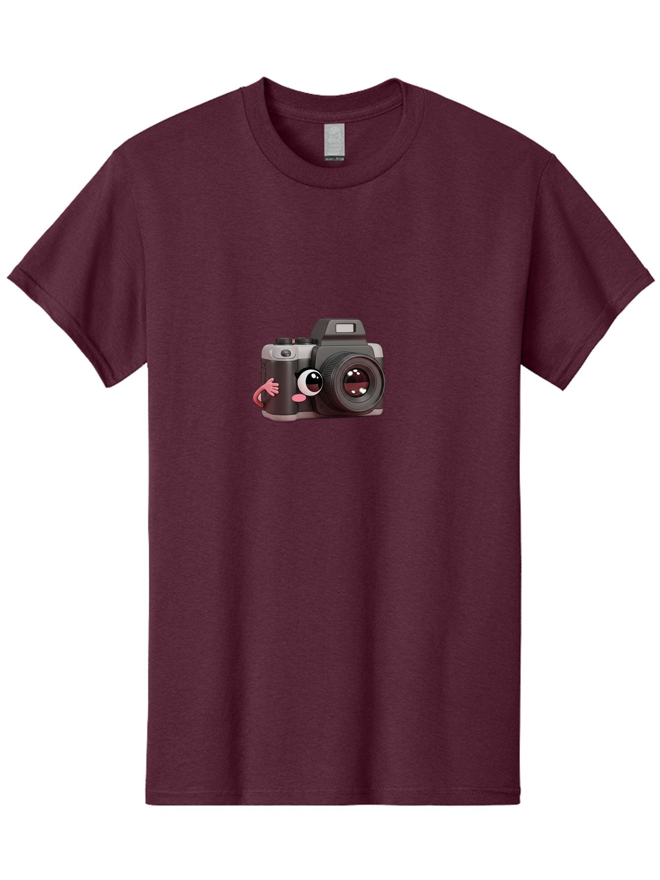 Cartoon-Camera Men'S Graphic Tee, 100% Cotton, Comfortable Casual Summer Wear, Machine Washable, Cartoon Camera, Digital Photography, Camera Character, Photography Equipment, Cute Camera, Camera Illustration, Camera Graphics, Photography Icon Bae387 13