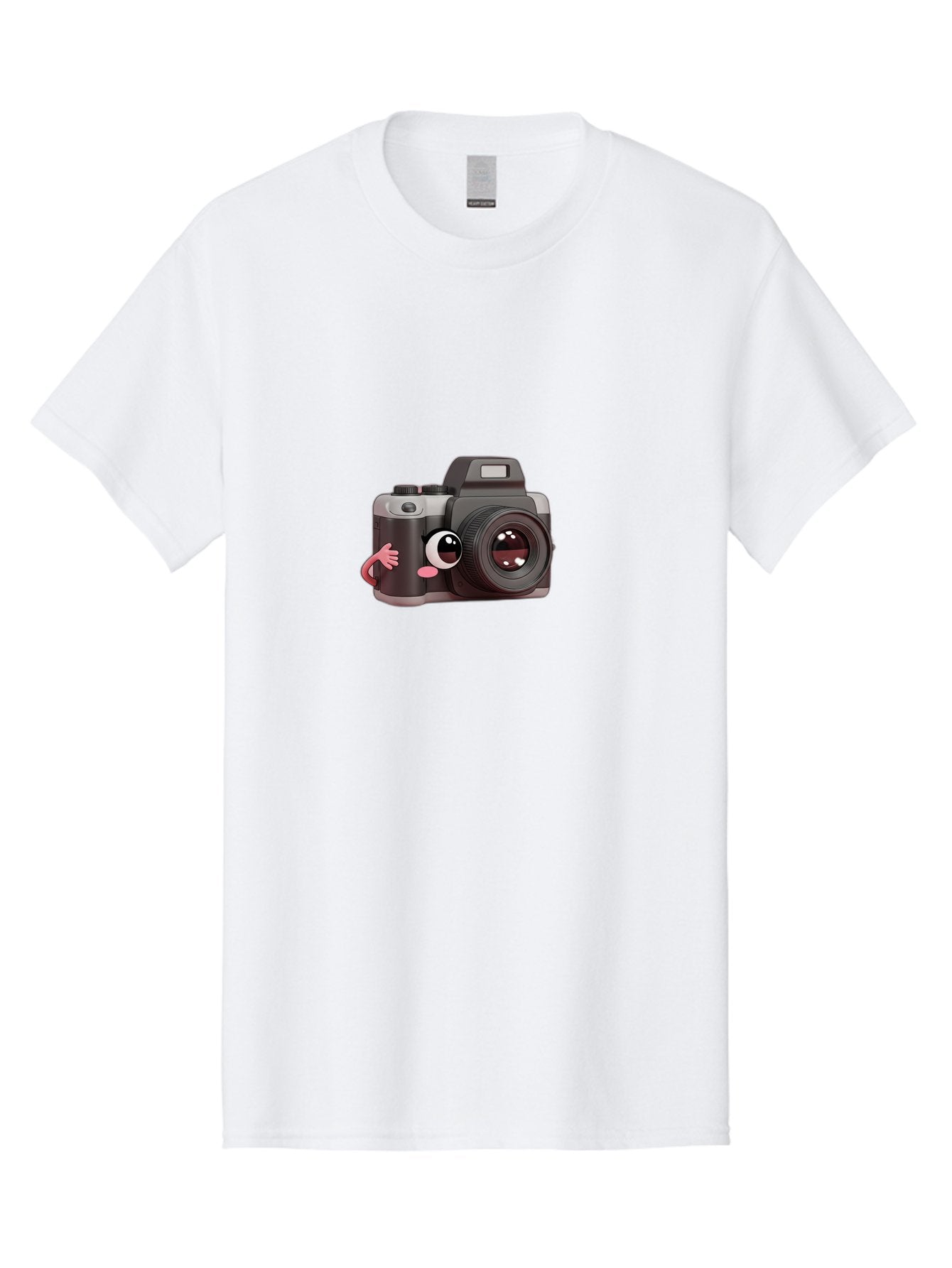Cartoon-Camera Men'S Graphic Tee, 100% Cotton, Comfortable Casual Summer Wear, Machine Washable, Cartoon Camera, Digital Photography, Camera Character, Photography Equipment, Cute Camera, Camera Illustration, Camera Graphics, Photography Icon Bae387 8
