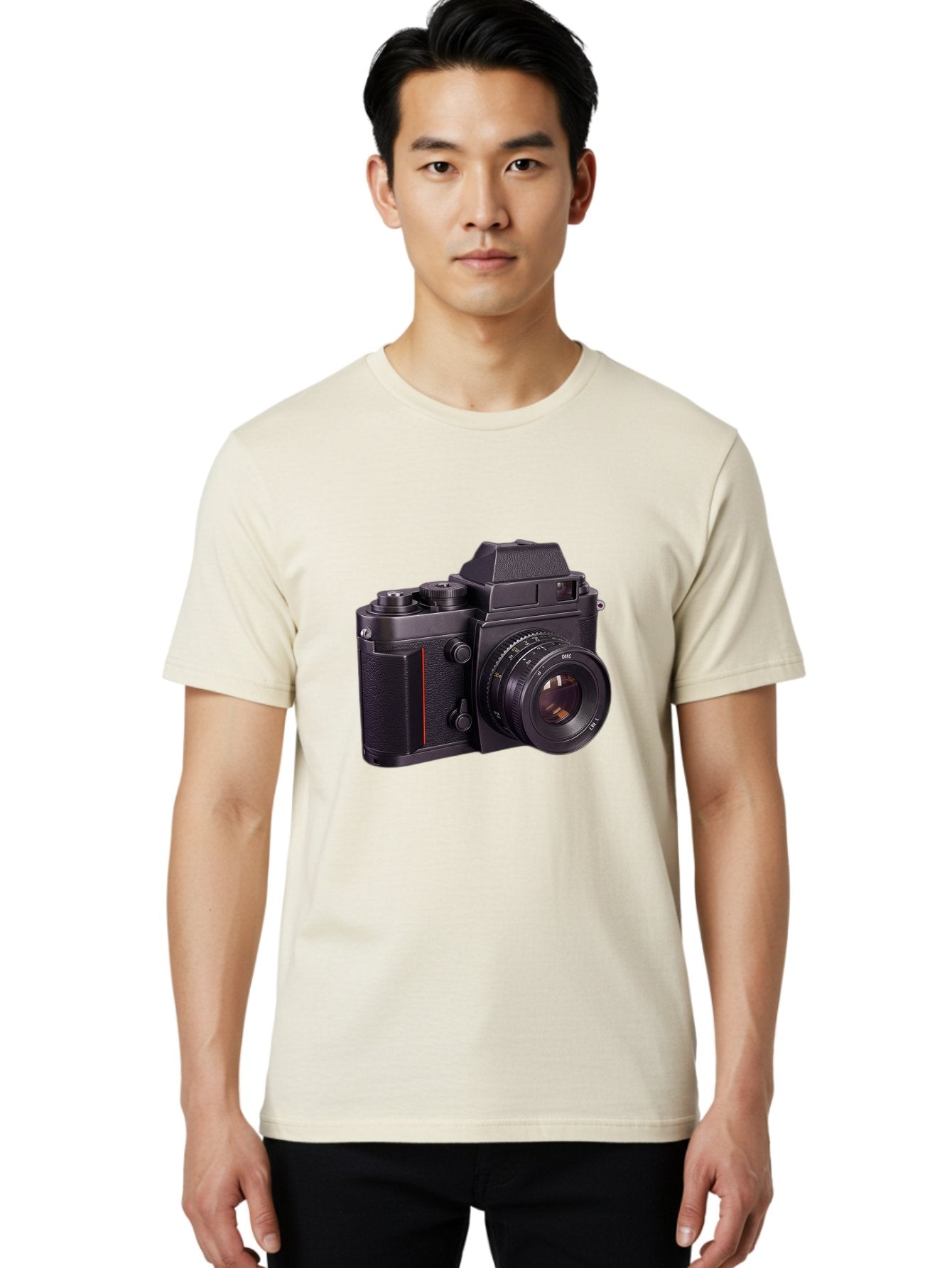 Dac-Camera Men'S Graphic Tee, 100% Cotton, Comfortable Casual Summer Wear, Machine Washable, 50Mm F/1.4 Lens, Camera Equipment, Professional Photography, Slr Camera, Photography Gear, Lens Aperture Bae432 26