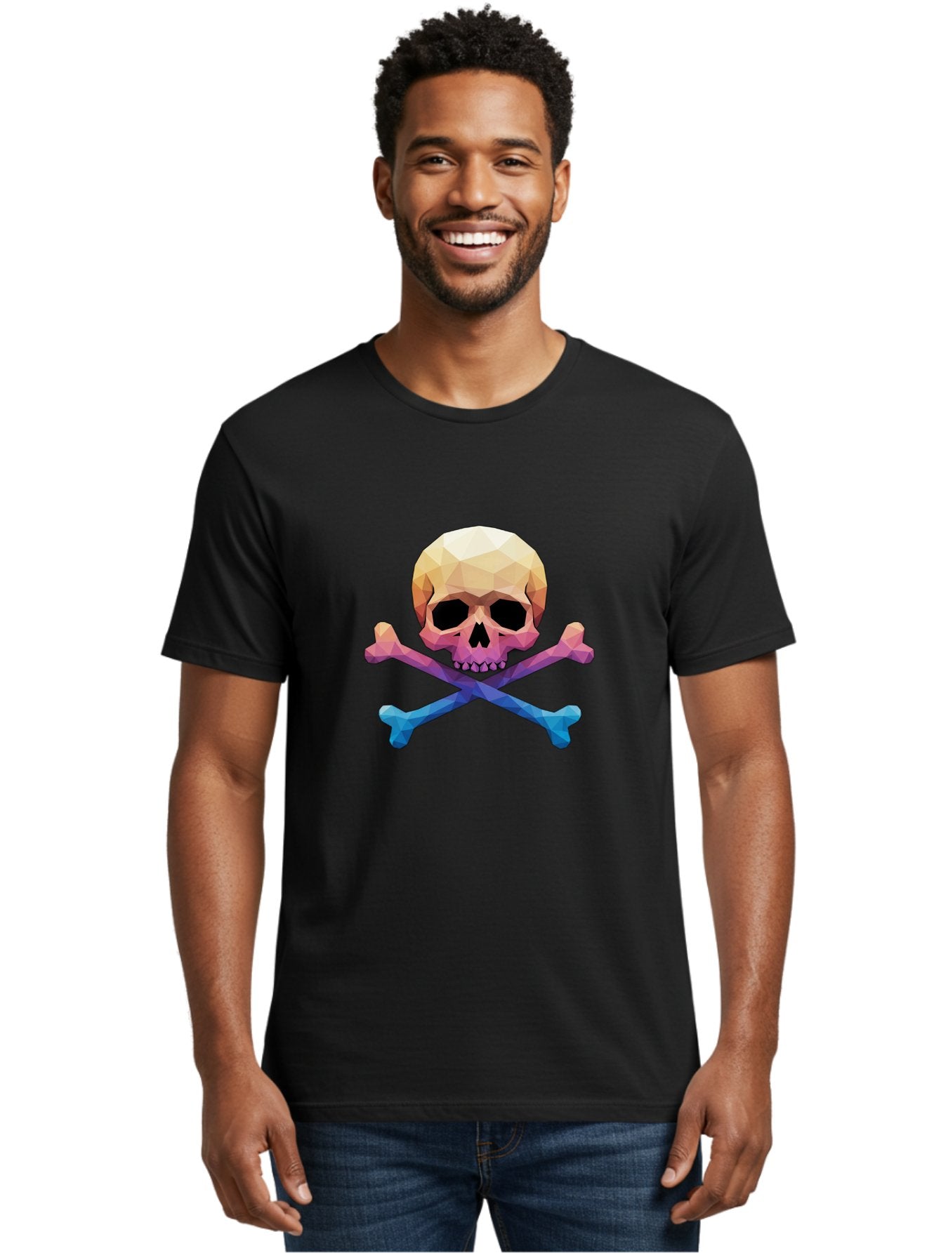 Jolly-Roger-Skull-1 Men'S Graphic Tee, 100% Cotton, Comfortable Casual Summer Wear, Machine Washable, Skull, Crossbones, Pirate Symbol, Danger Sign, Warning Sign, Pirate Flag, Skull And Crossbones, Pirate Emblem, Danger Alert, Toxic Symbol, Bae473 29