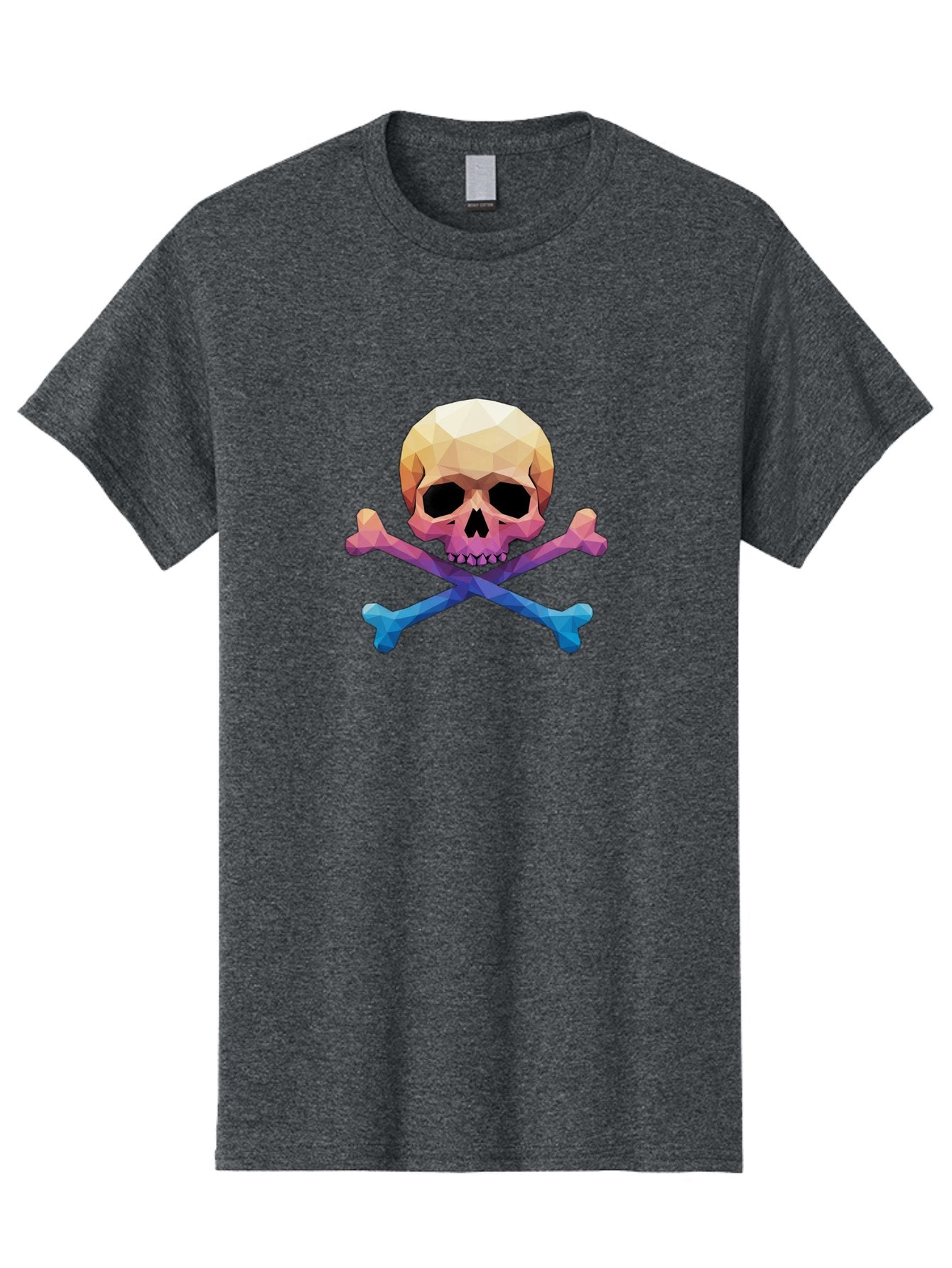 Jolly-Roger-Skull-1 Men'S Graphic Tee, 100% Cotton, Comfortable Casual Summer Wear, Machine Washable, Skull, Crossbones, Pirate Symbol, Danger Sign, Warning Sign, Pirate Flag, Skull And Crossbones, Pirate Emblem, Danger Alert, Toxic Symbol, Bae473 4