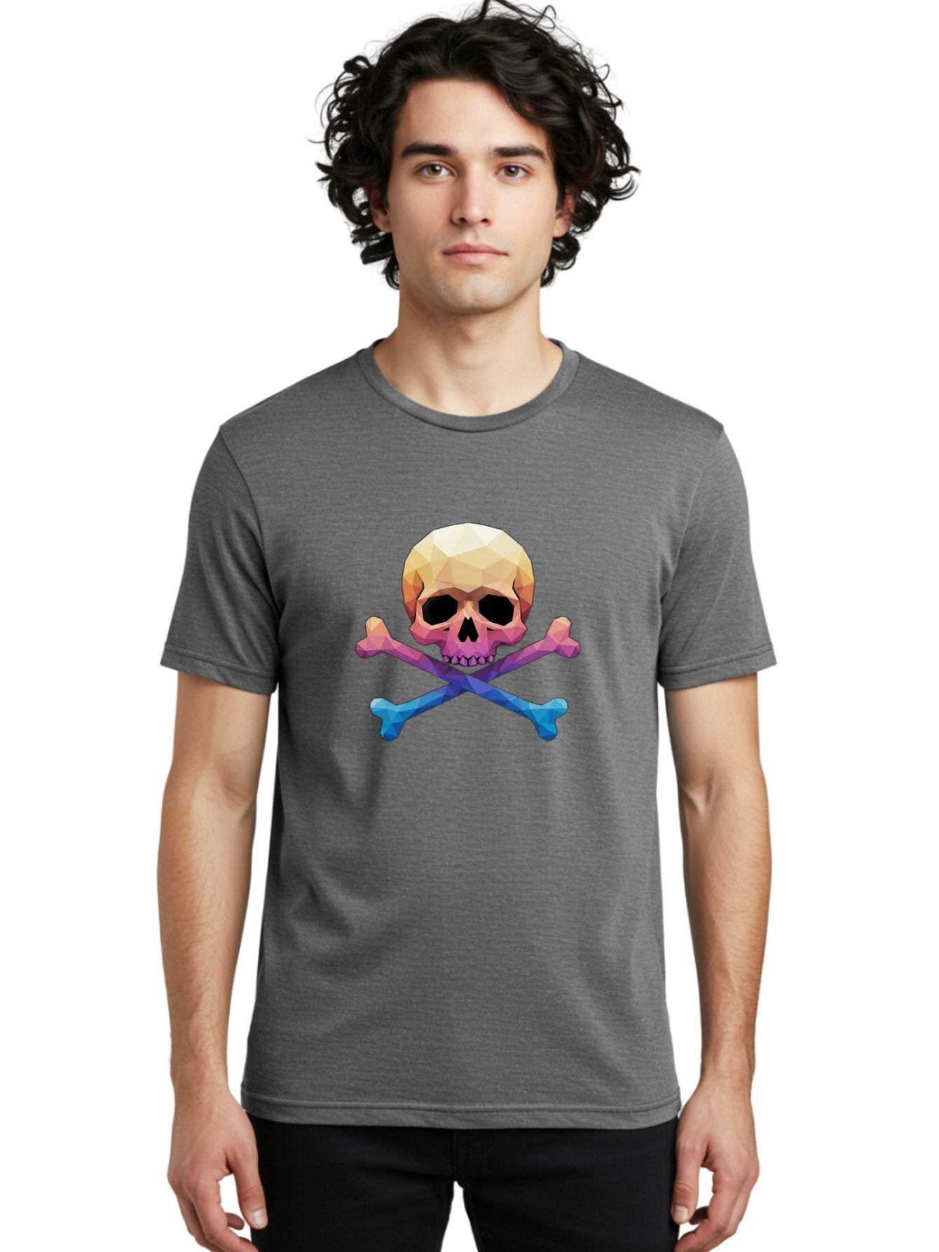 Jolly-Roger-Skull-1 Men'S Graphic Tee, 100% Cotton, Comfortable Casual Summer Wear, Machine Washable, Skull, Crossbones, Pirate Symbol, Danger Sign, Warning Sign, Pirate Flag, Skull And Crossbones, Pirate Emblem, Danger Alert, Toxic Symbol, Bae473 28