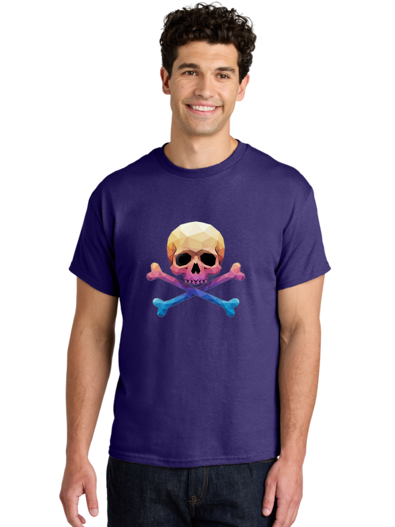 Jolly-Roger-Skull-1 Men'S Graphic Tee, 100% Cotton, Comfortable Casual Summer Wear, Machine Washable, Skull, Crossbones, Pirate Symbol, Danger Sign, Warning Sign, Pirate Flag, Skull And Crossbones, Pirate Emblem, Danger Alert, Toxic Symbol, Bae473 20