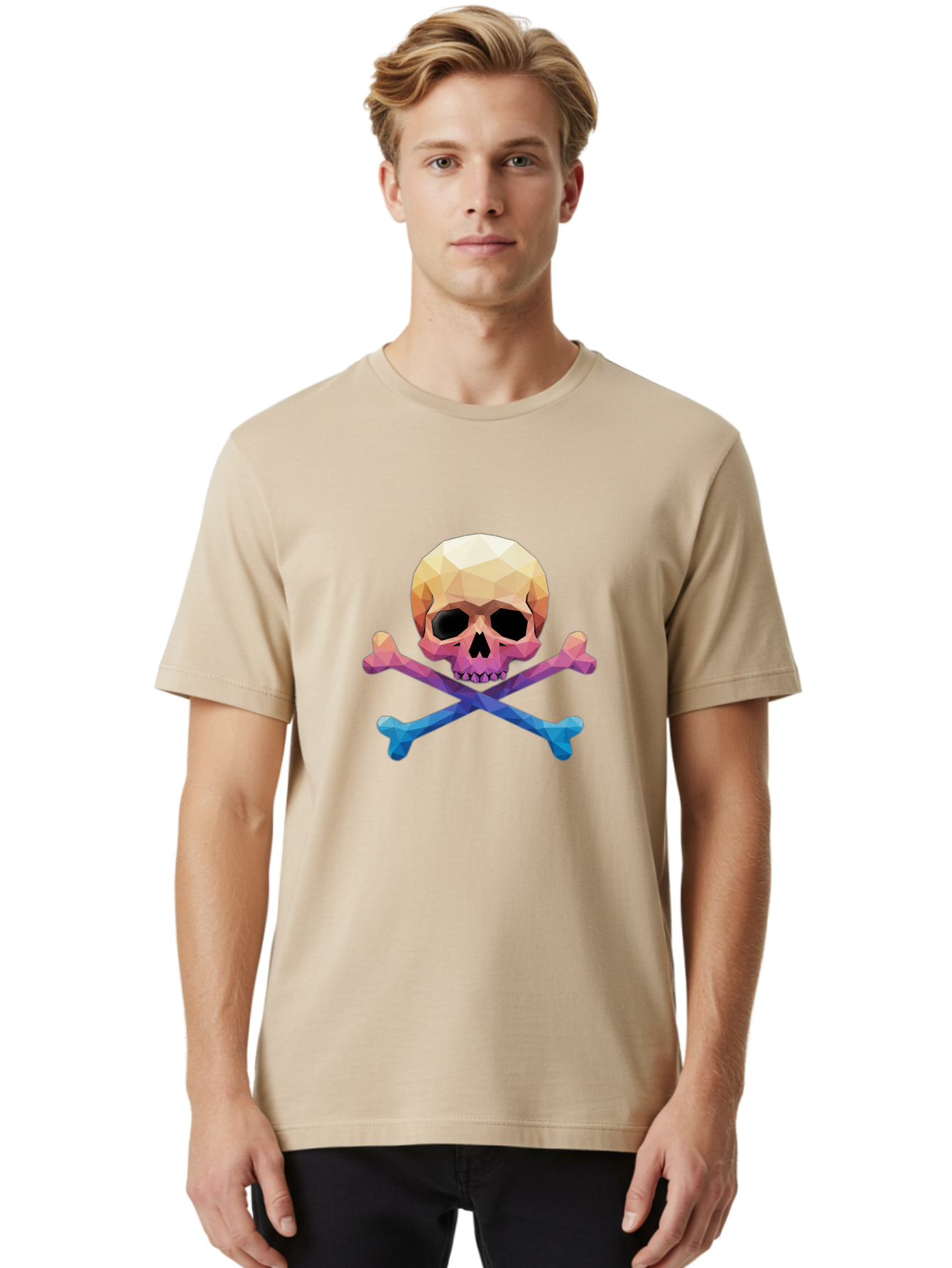 Jolly-Roger-Skull-1 Men'S Graphic Tee, 100% Cotton, Comfortable Casual Summer Wear, Machine Washable, Skull, Crossbones, Pirate Symbol, Danger Sign, Warning Sign, Pirate Flag, Skull And Crossbones, Pirate Emblem, Danger Alert, Toxic Symbol, Bae473 22