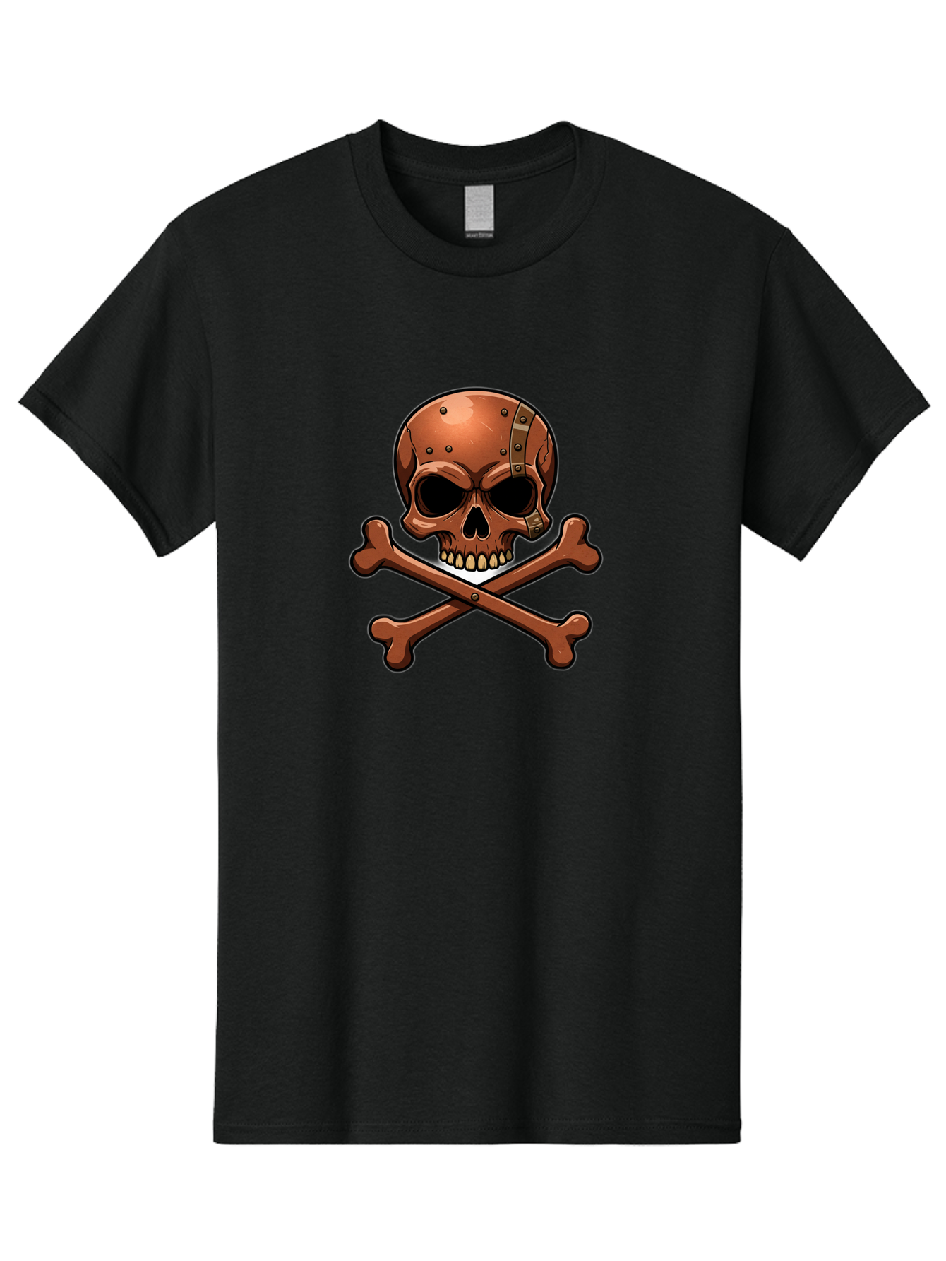 Jolly-Roger-Skull-And-Bones Men'S Graphic Tee, 100% Cotton, Comfortable Casual Summer Wear, Machine Washable, Skull And Crossbones, Pirate Symbol, Jolly Roger, Danger Sign, Warning Symbol, Pirate Flag, Crossbones Symbol, Skull Icon Bae474 8