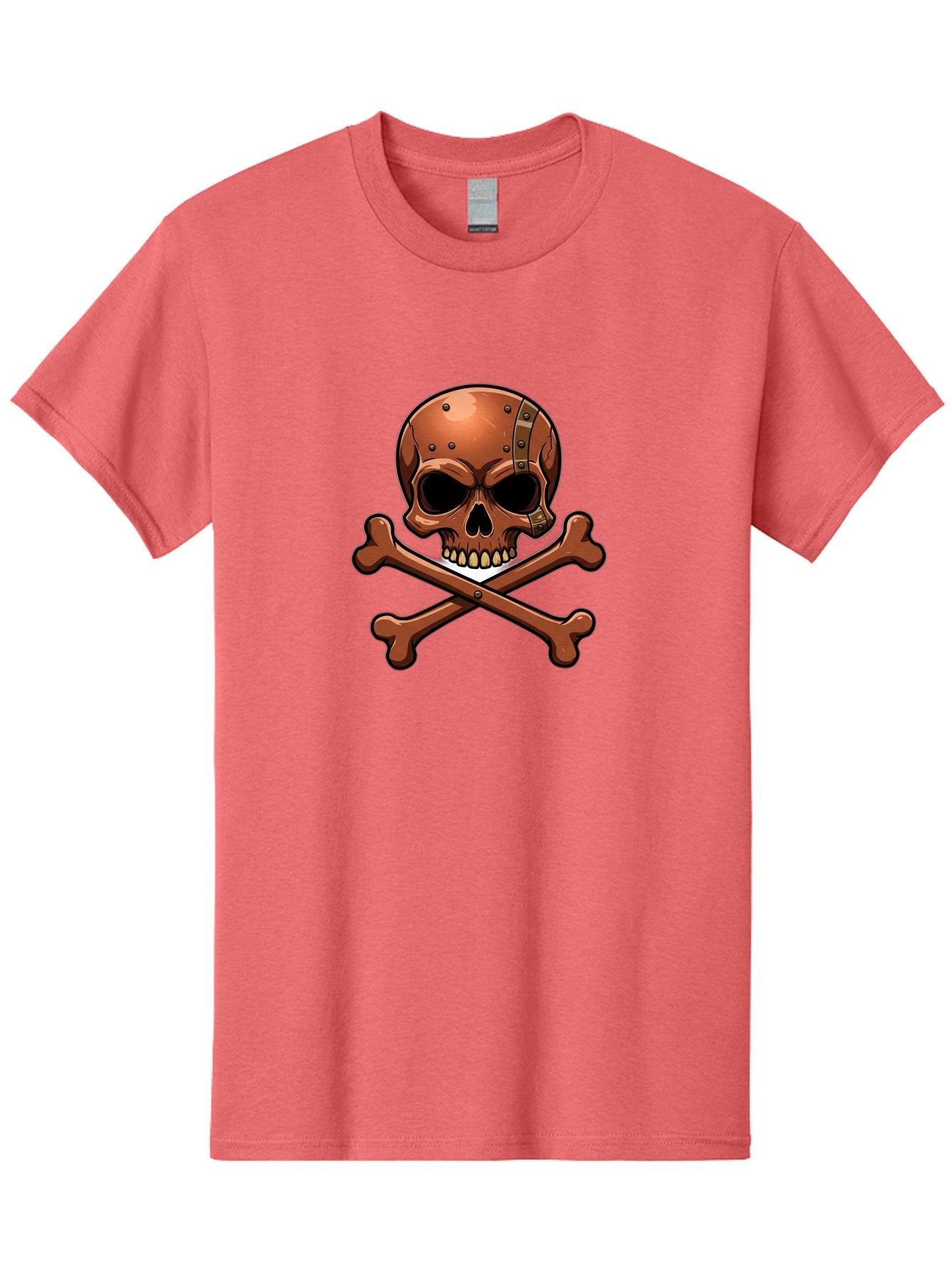 Jolly-Roger-Skull-And-Bones Men'S Graphic Tee, 100% Cotton, Comfortable Casual Summer Wear, Machine Washable, Skull And Crossbones, Pirate Symbol, Jolly Roger, Danger Sign, Warning Symbol, Pirate Flag, Crossbones Symbol, Skull Icon Bae474 9
