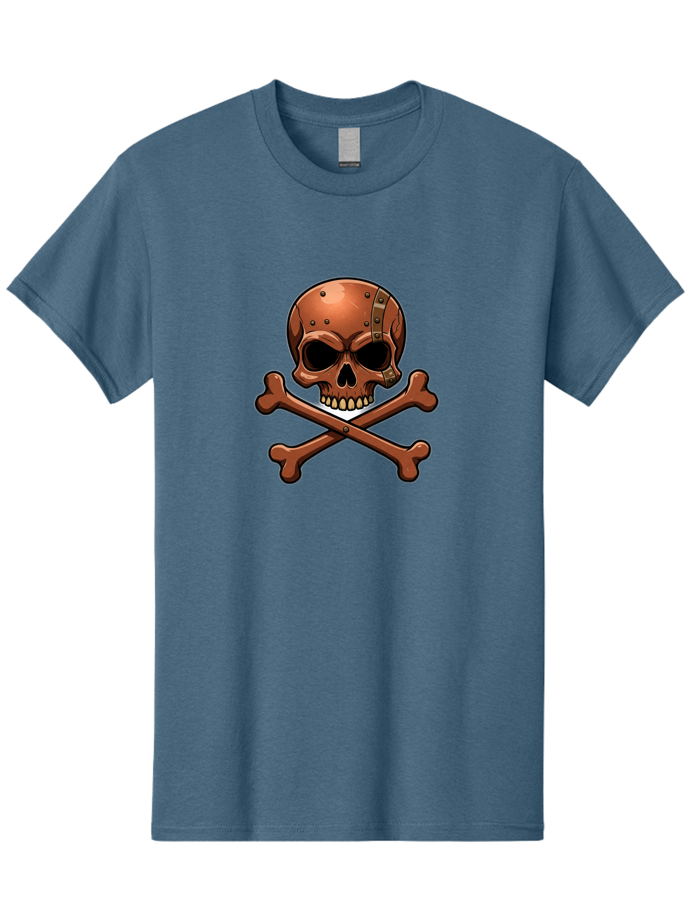 Jolly-Roger-Skull-And-Bones Men'S Graphic Tee, 100% Cotton, Comfortable Casual Summer Wear, Machine Washable, Skull And Crossbones, Pirate Symbol, Jolly Roger, Danger Sign, Warning Symbol, Pirate Flag, Crossbones Symbol, Skull Icon Bae474 15
