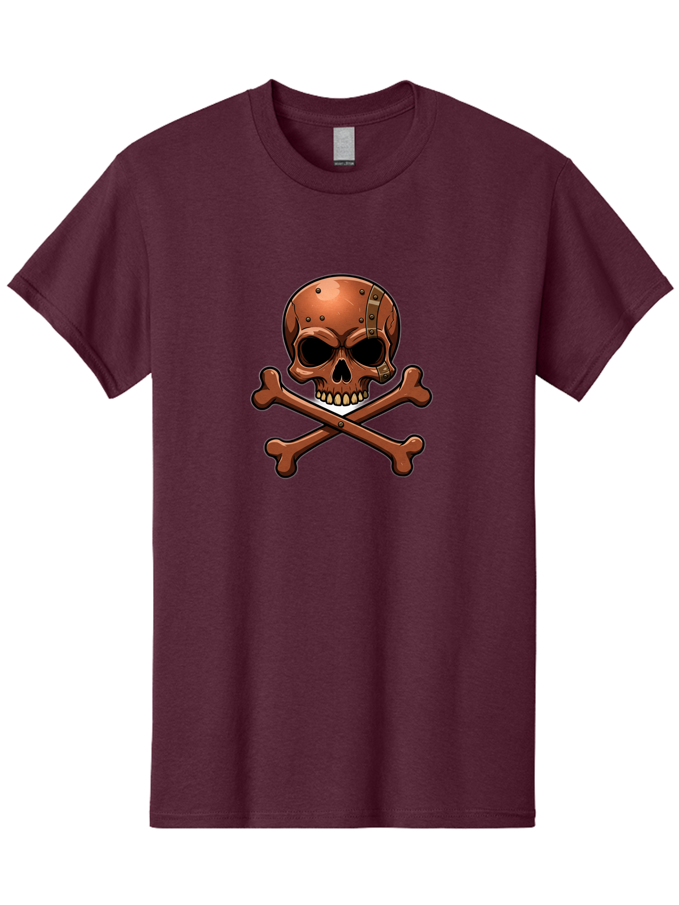 Jolly-Roger-Skull-And-Bones Men'S Graphic Tee, 100% Cotton, Comfortable Casual Summer Wear, Machine Washable, Skull And Crossbones, Pirate Symbol, Jolly Roger, Danger Sign, Warning Symbol, Pirate Flag, Crossbones Symbol, Skull Icon Bae474 11