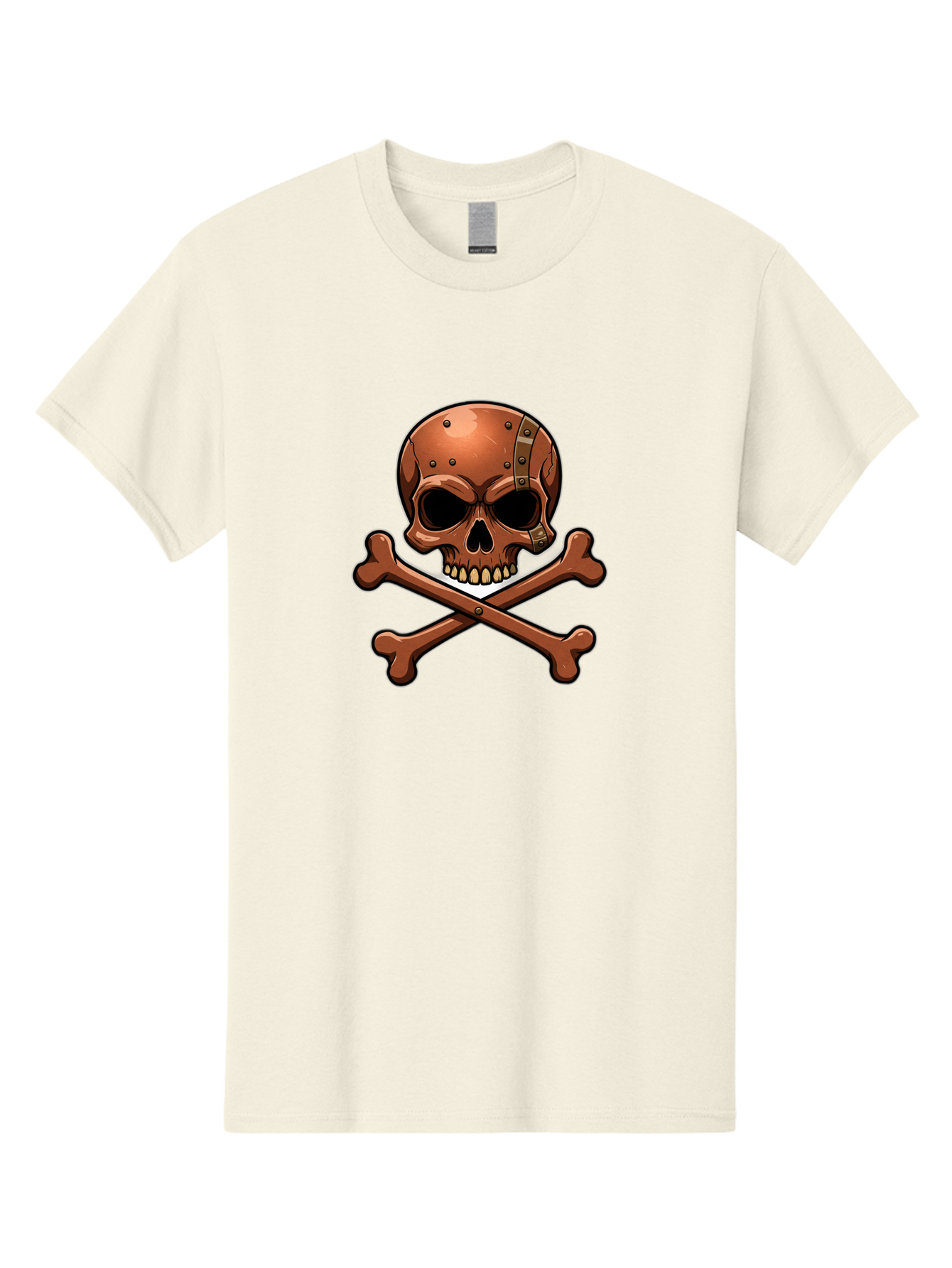 Jolly-Roger-Skull-And-Bones Men'S Graphic Tee, 100% Cotton, Comfortable Casual Summer Wear, Machine Washable, Skull And Crossbones, Pirate Symbol, Jolly Roger, Danger Sign, Warning Symbol, Pirate Flag, Crossbones Symbol, Skull Icon Bae474 6