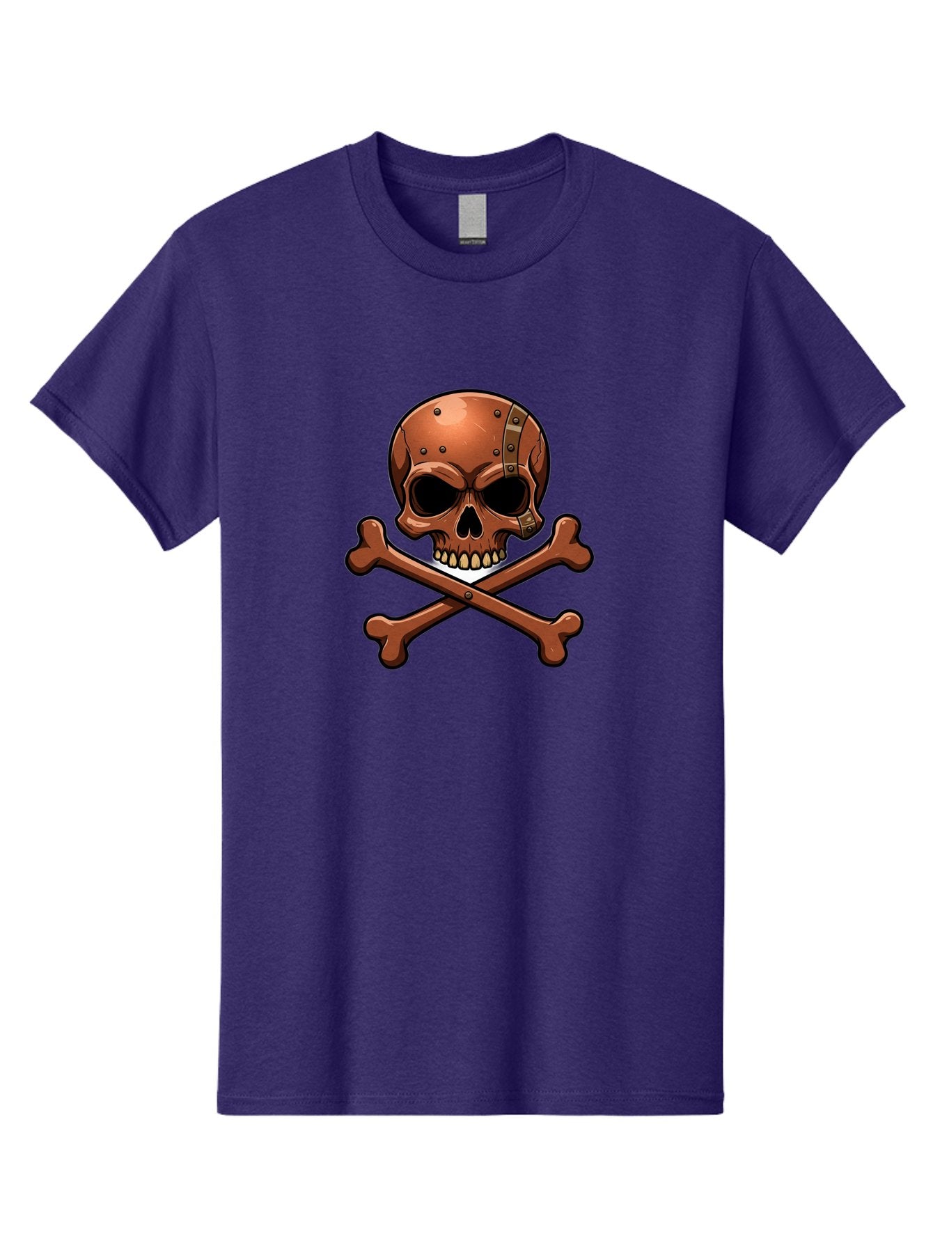 Jolly-Roger-Skull-And-Bones Men'S Graphic Tee, 100% Cotton, Comfortable Casual Summer Wear, Machine Washable, Skull And Crossbones, Pirate Symbol, Jolly Roger, Danger Sign, Warning Symbol, Pirate Flag, Crossbones Symbol, Skull Icon Bae474 11