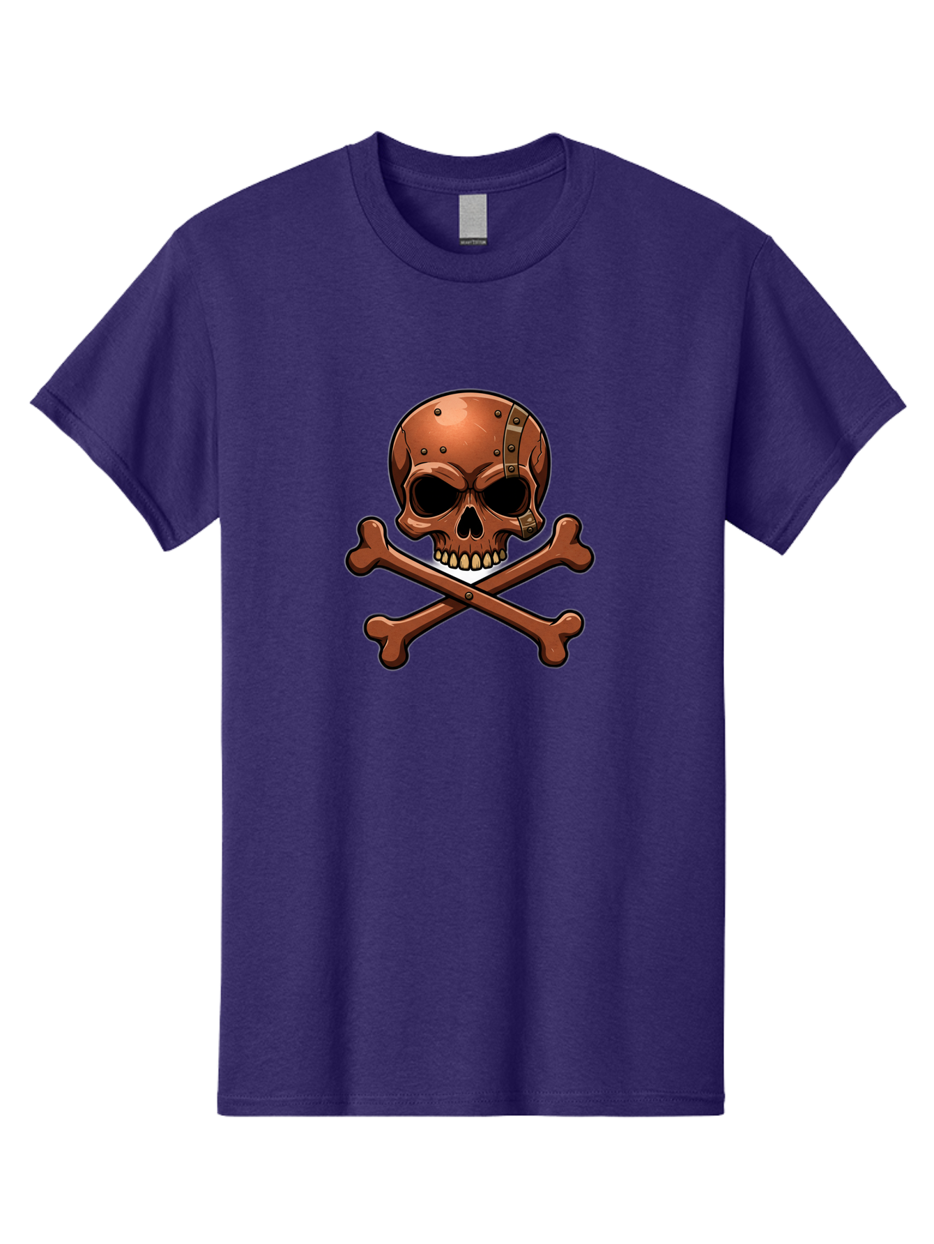 Jolly-Roger-Skull-And-Bones Men'S Graphic Tee, 100% Cotton, Comfortable Casual Summer Wear, Machine Washable, Skull And Crossbones, Pirate Symbol, Jolly Roger, Danger Sign, Warning Symbol, Pirate Flag, Crossbones Symbol, Skull Icon Bae474 4