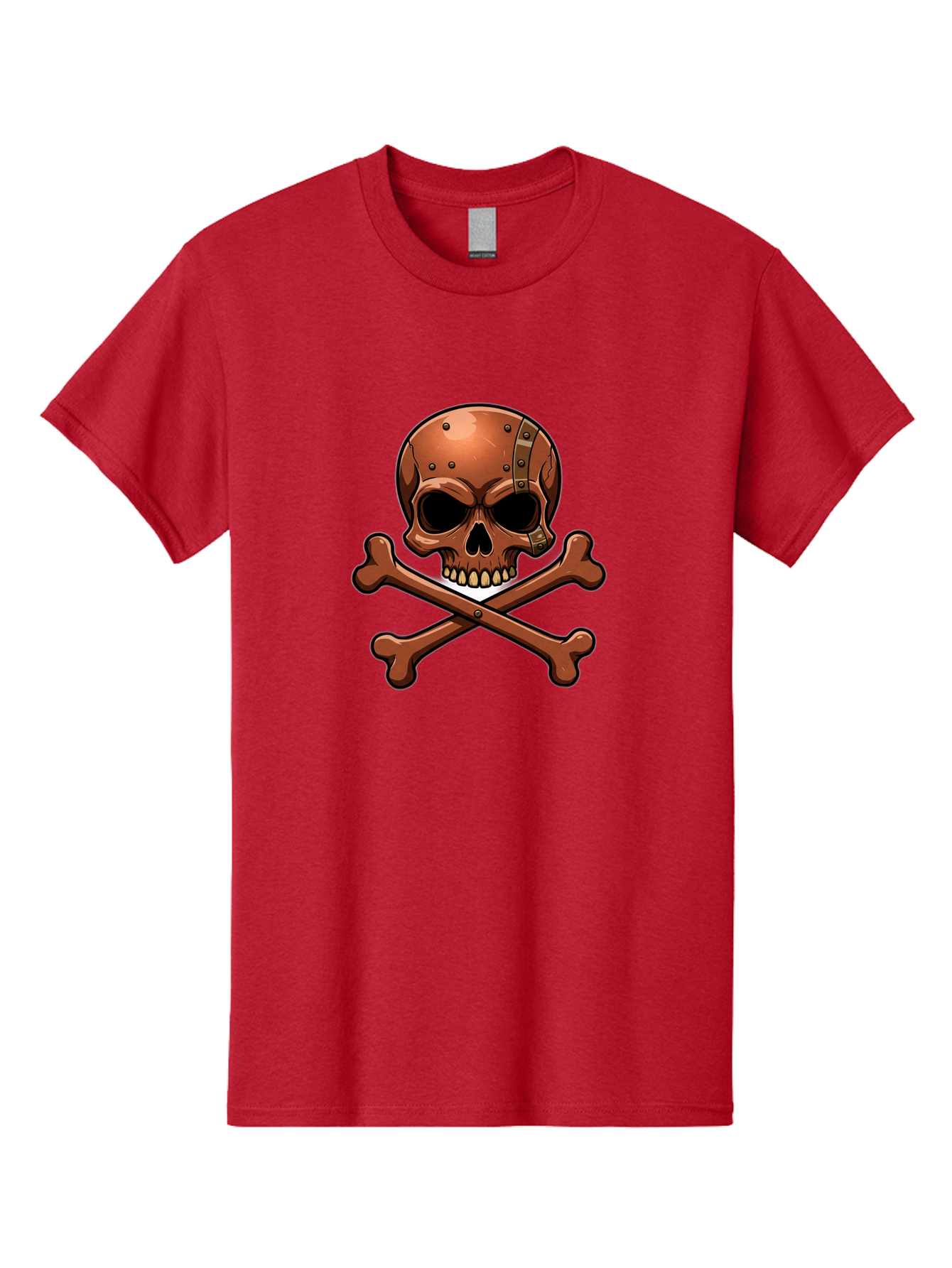 Jolly-Roger-Skull-And-Bones Men'S Graphic Tee, 100% Cotton, Comfortable Casual Summer Wear, Machine Washable, Skull And Crossbones, Pirate Symbol, Jolly Roger, Danger Sign, Warning Symbol, Pirate Flag, Crossbones Symbol, Skull Icon Bae474 10