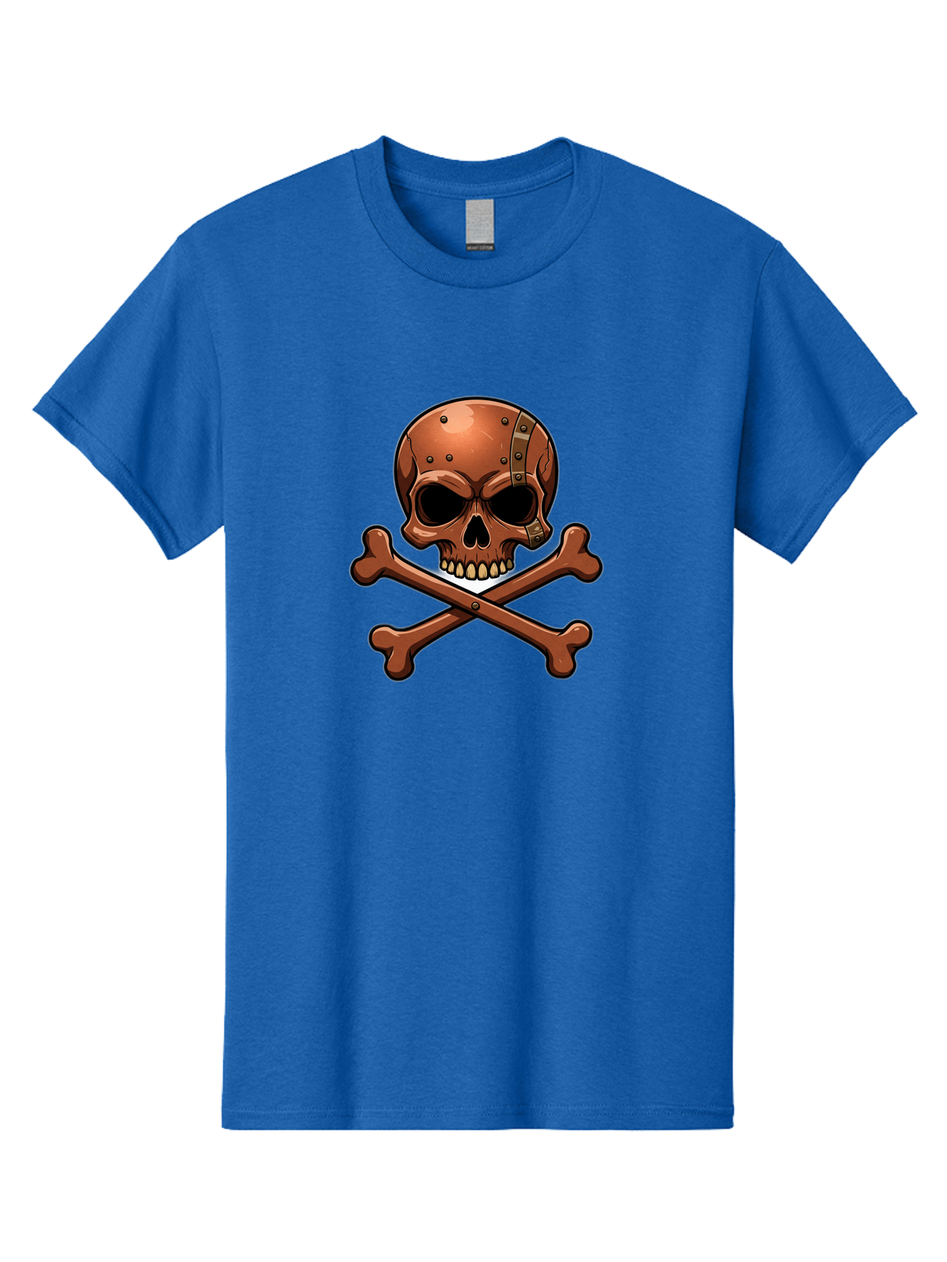Jolly-Roger-Skull-And-Bones Men'S Graphic Tee, 100% Cotton, Comfortable Casual Summer Wear, Machine Washable, Skull And Crossbones, Pirate Symbol, Jolly Roger, Danger Sign, Warning Symbol, Pirate Flag, Crossbones Symbol, Skull Icon Bae474 13