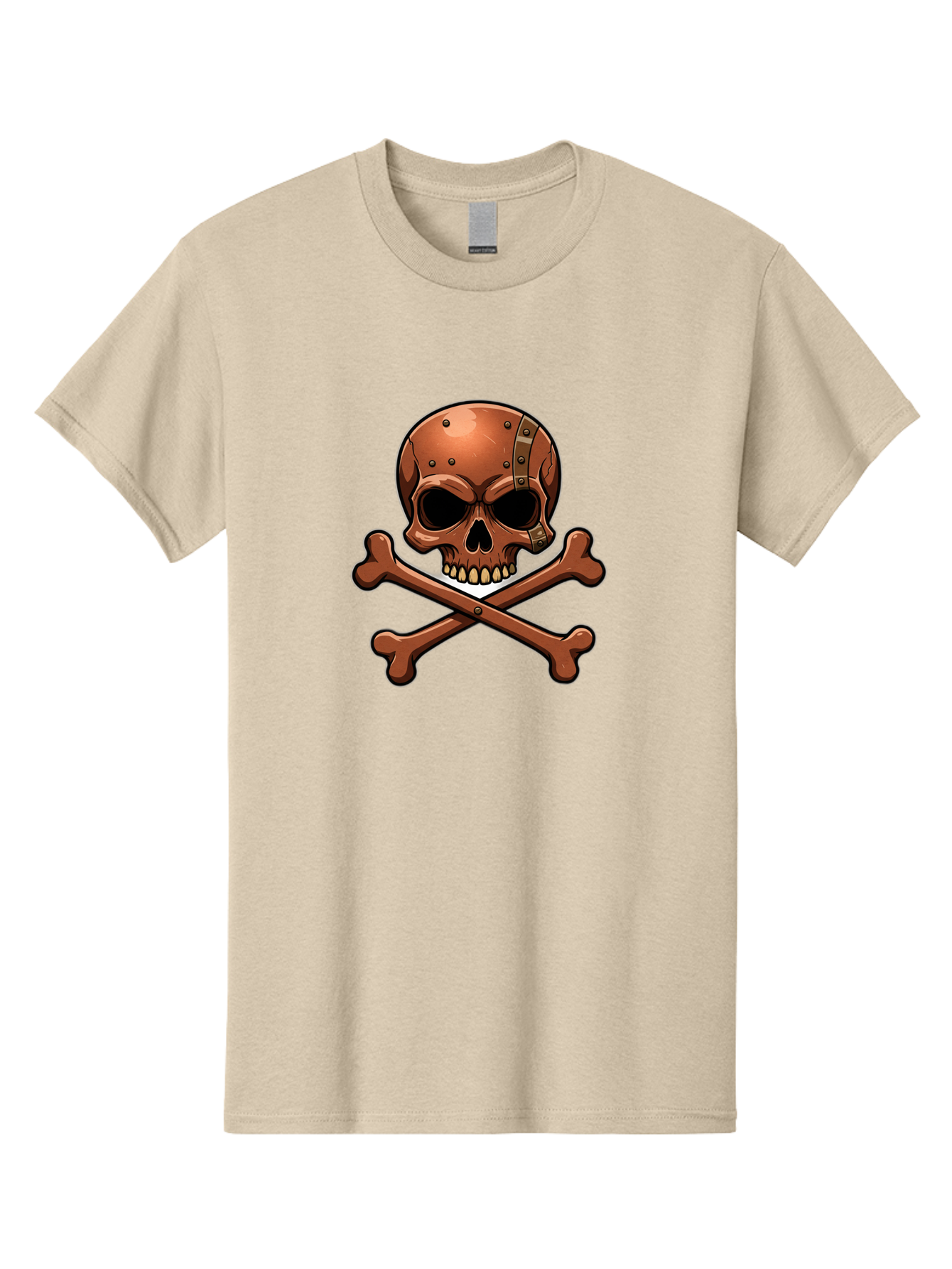 Jolly-Roger-Skull-And-Bones Men'S Graphic Tee, 100% Cotton, Comfortable Casual Summer Wear, Machine Washable, Skull And Crossbones, Pirate Symbol, Jolly Roger, Danger Sign, Warning Symbol, Pirate Flag, Crossbones Symbol, Skull Icon Bae474 9