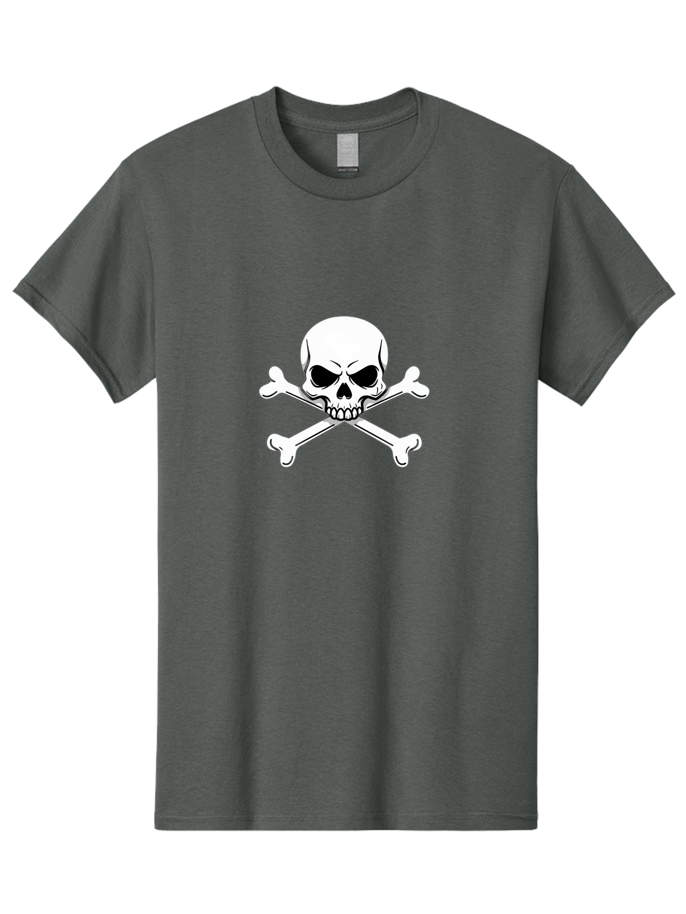 Jolly-Roger-Skull-And-Crossbones Men'S Graphic Tee, 100% Cotton, Comfortable Casual Summer Wear, Machine Washable, Skull And Crossbones, Pirate Symbol, Danger Warning, Jolly Roger Flag, Pirate Flag, Skull Illustration, Pirate Emblem, Bae475 13