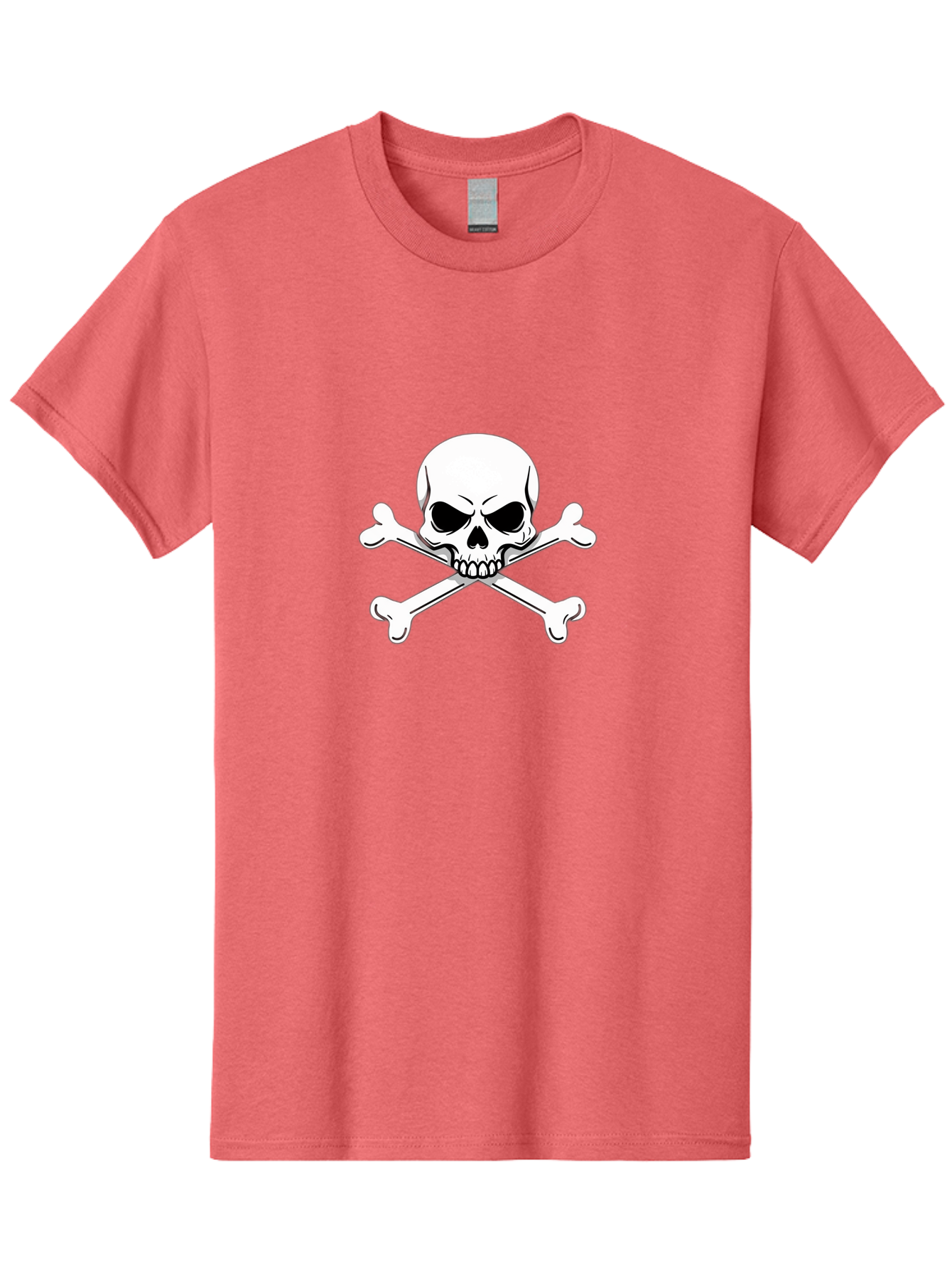 Jolly-Roger-Skull-And-Crossbones Men'S Graphic Tee, 100% Cotton, Comfortable Casual Summer Wear, Machine Washable, Skull And Crossbones, Pirate Symbol, Danger Warning, Jolly Roger Flag, Pirate Flag, Skull Illustration, Pirate Emblem, Bae475 7