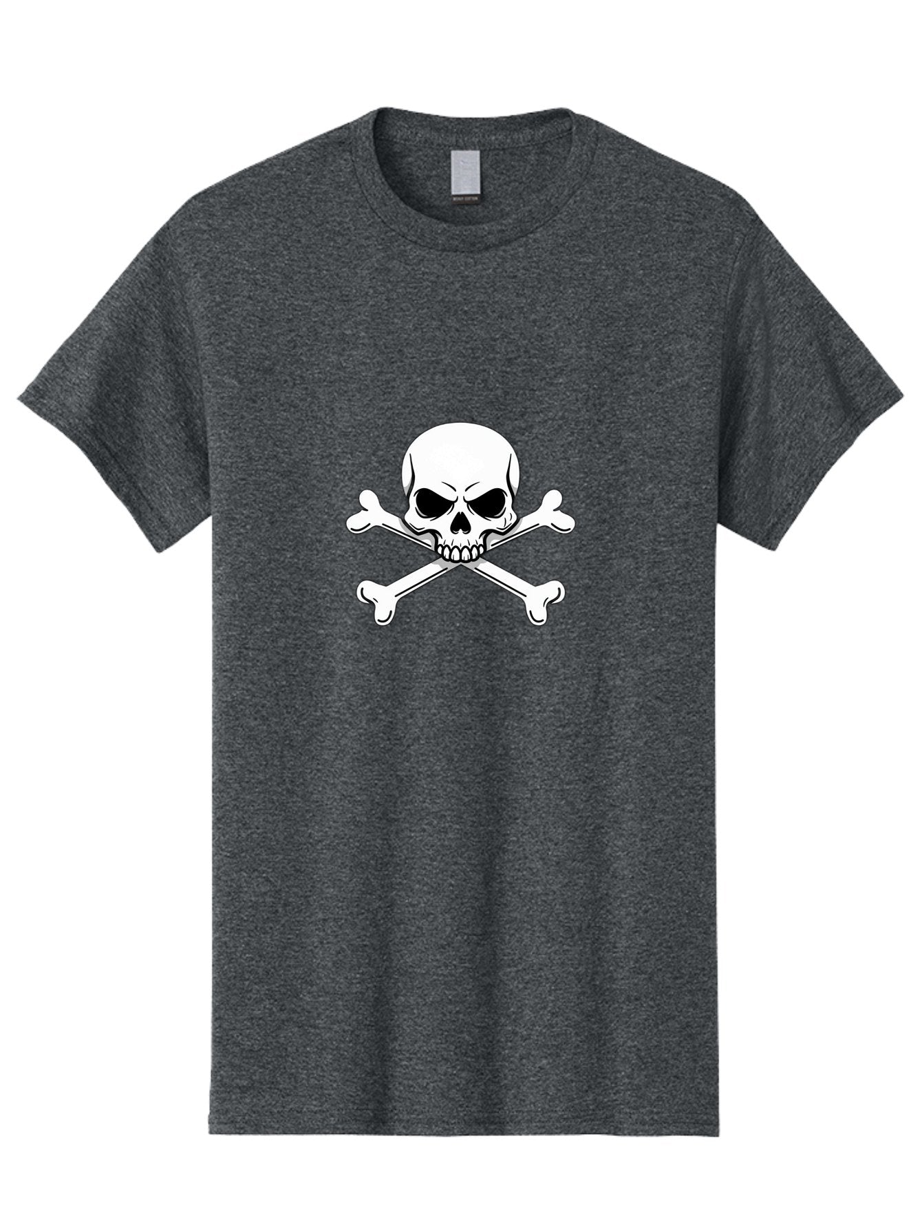 Jolly-Roger-Skull-And-Crossbones Men'S Graphic Tee, 100% Cotton, Comfortable Casual Summer Wear, Machine Washable, Skull And Crossbones, Pirate Symbol, Danger Warning, Jolly Roger Flag, Pirate Flag, Skull Illustration, Pirate Emblem, Bae475 13