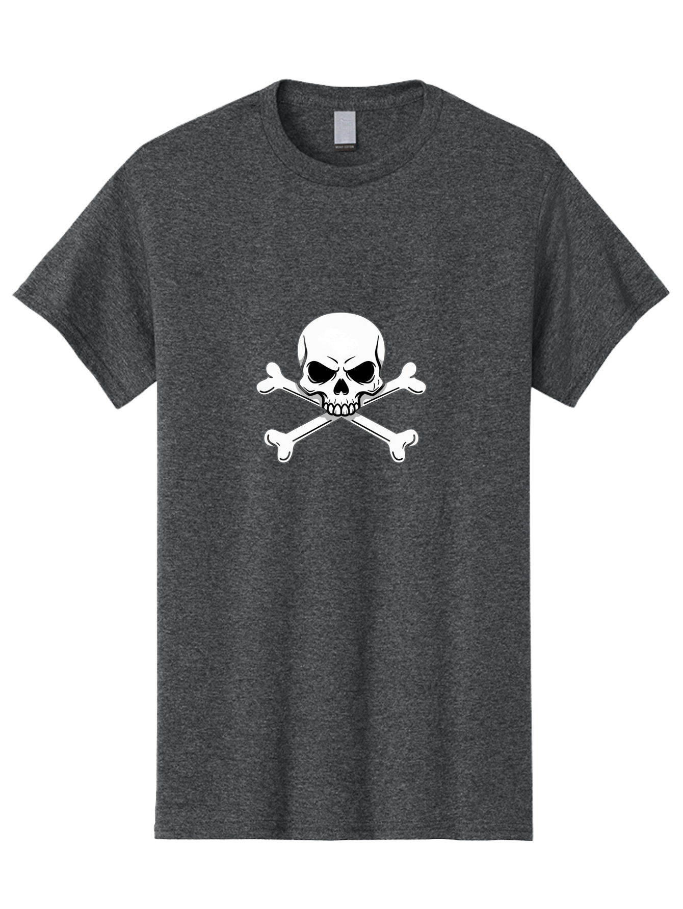 Jolly-Roger-Skull-And-Crossbones Men'S Graphic Tee, 100% Cotton, Comfortable Casual Summer Wear, Machine Washable, Skull And Crossbones, Pirate Symbol, Danger Warning, Jolly Roger Flag, Pirate Flag, Skull Illustration, Pirate Emblem, Bae475 15