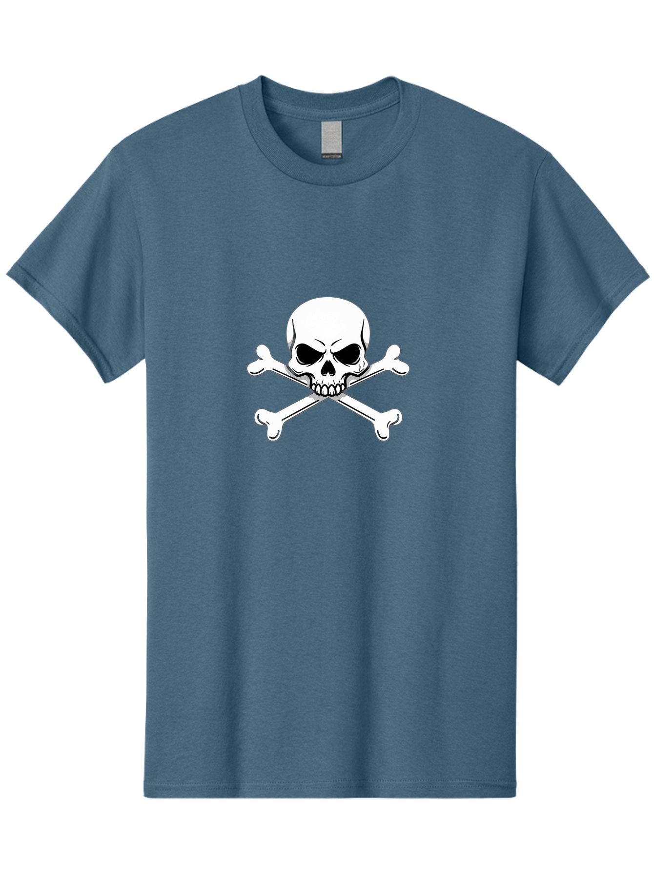Jolly-Roger-Skull-And-Crossbones Men'S Graphic Tee, 100% Cotton, Comfortable Casual Summer Wear, Machine Washable, Skull And Crossbones, Pirate Symbol, Danger Warning, Jolly Roger Flag, Pirate Flag, Skull Illustration, Pirate Emblem, Bae475 6