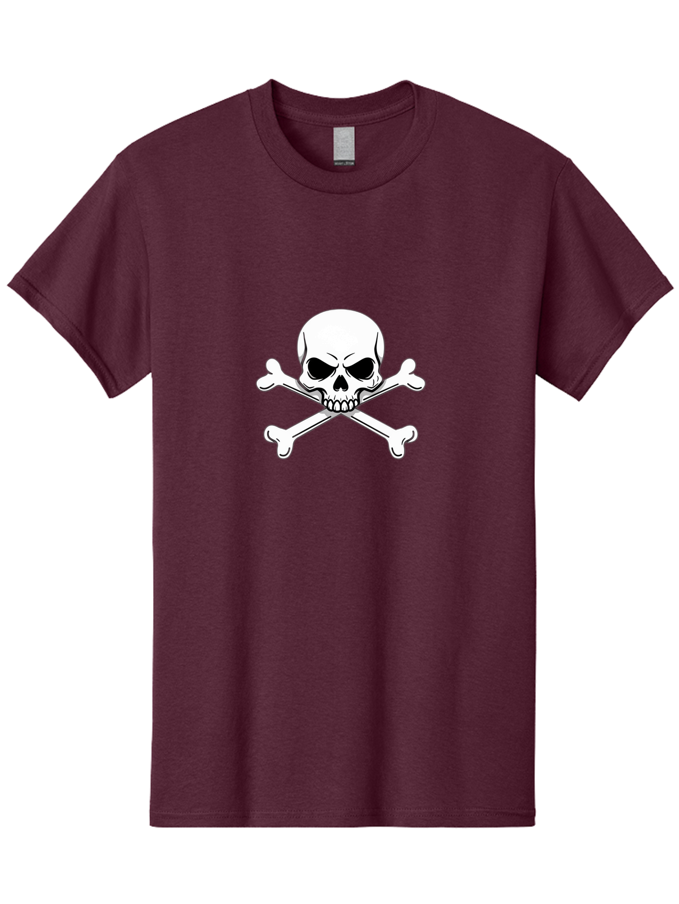 Jolly-Roger-Skull-And-Crossbones Men'S Graphic Tee, 100% Cotton, Comfortable Casual Summer Wear, Machine Washable, Skull And Crossbones, Pirate Symbol, Danger Warning, Jolly Roger Flag, Pirate Flag, Skull Illustration, Pirate Emblem, Bae475 14