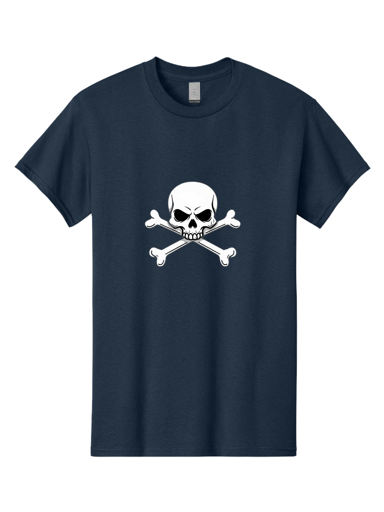 Jolly-Roger-Skull-And-Crossbones Men'S Graphic Tee, 100% Cotton, Comfortable Casual Summer Wear, Machine Washable, Skull And Crossbones, Pirate Symbol, Danger Warning, Jolly Roger Flag, Pirate Flag, Skull Illustration, Pirate Emblem, Bae475 11