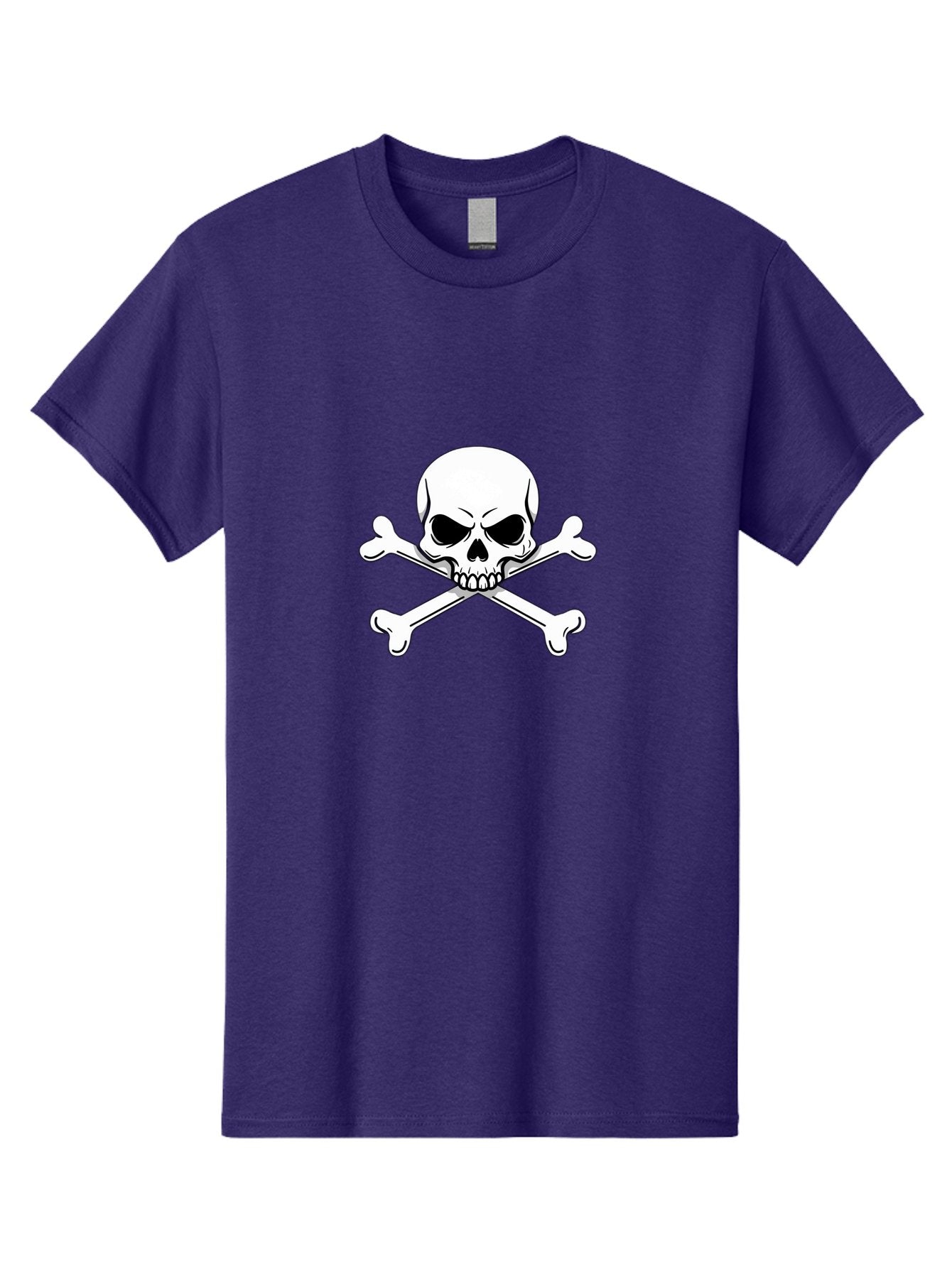 Jolly-Roger-Skull-And-Crossbones Men'S Graphic Tee, 100% Cotton, Comfortable Casual Summer Wear, Machine Washable, Skull And Crossbones, Pirate Symbol, Danger Warning, Jolly Roger Flag, Pirate Flag, Skull Illustration, Pirate Emblem, Bae475 11