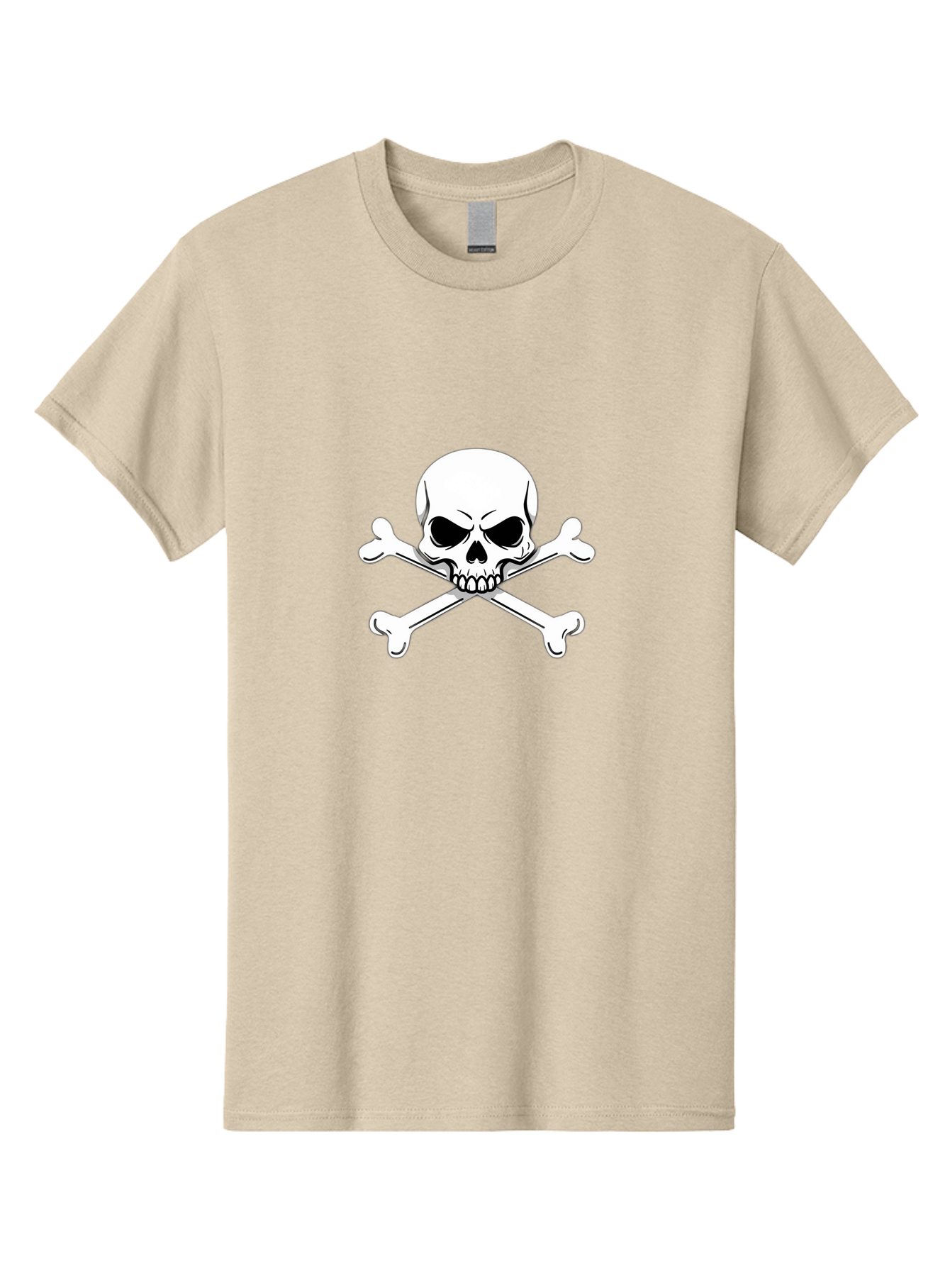 Jolly-Roger-Skull-And-Crossbones Men'S Graphic Tee, 100% Cotton, Comfortable Casual Summer Wear, Machine Washable, Skull And Crossbones, Pirate Symbol, Danger Warning, Jolly Roger Flag, Pirate Flag, Skull Illustration, Pirate Emblem, Bae475 5