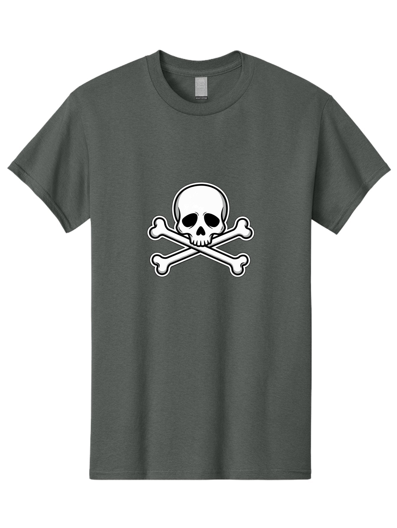 Jolly-Roger-Skull Men'S Graphic Tee, 100% Cotton, Comfortable Casual Summer Wear, Machine Washable, Skull And Crossbones, Pirate Symbol, Danger Sign, Warning Sign, Pirate Flag, Danger Alert, Caution Symbol Bae476 11
